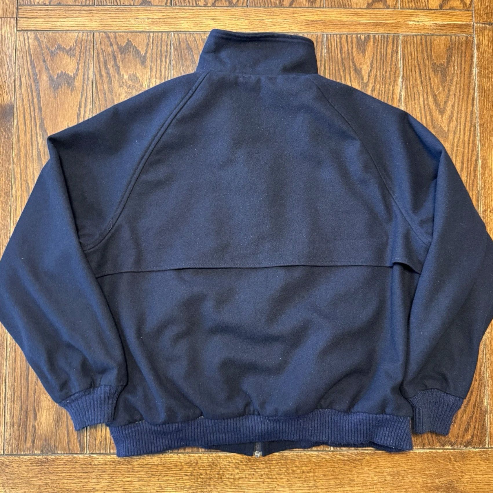 Pendleton VINTAGE Pendleton Wool Jacket Men XL Navy Blue Full Zip Bomber Plaid Lined Size US XL / EU 56 / 4 - 3 Thumbnail