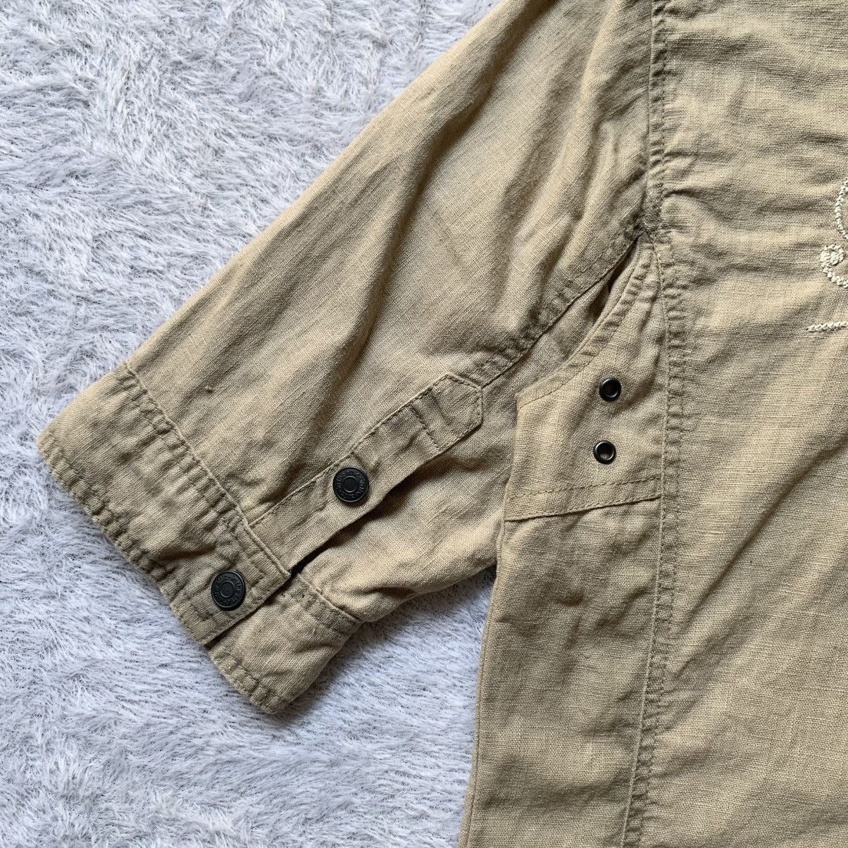 In The Attic Japanese brand in the attic waxed rolled up sleeve linen Size US M / EU 48-50 / 2 - 7 Thumbnail