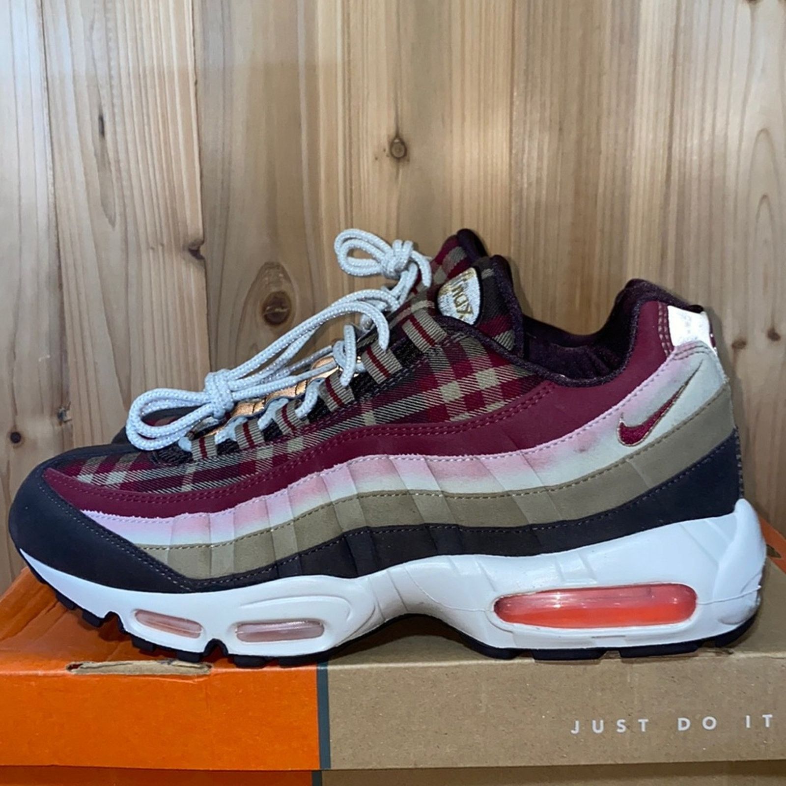 Nike 2006 Nike air max 95 baroque brown plaid hunter edition pack Size US 11 / EU 44 - 2 Thumbnail