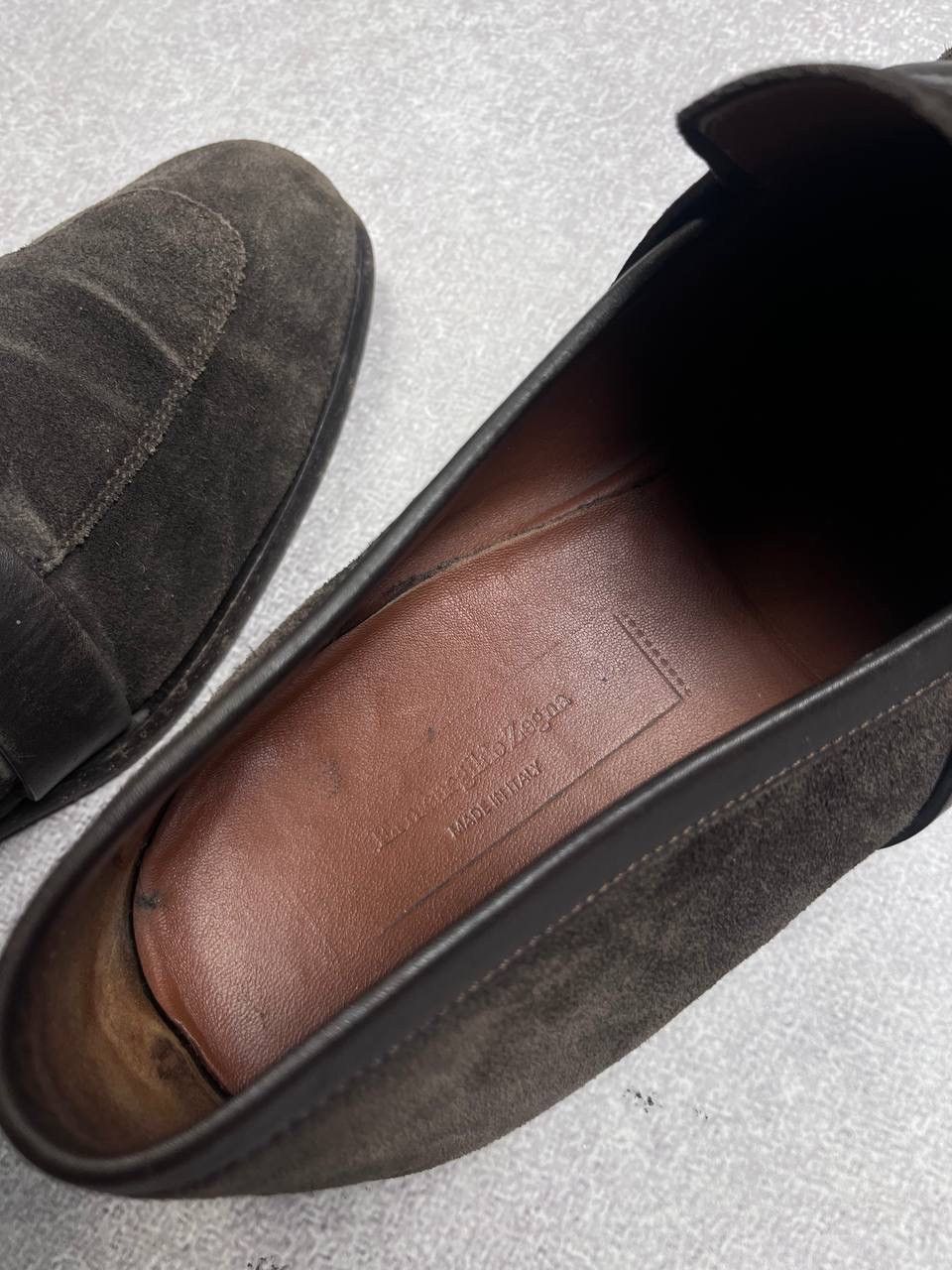 Ermenegildo Zegna Vintage Ermenagildo Zegna Suede Low Loafers US 9.5 Size US 9.5 / EU 42-43 - 5 Thumbnail
