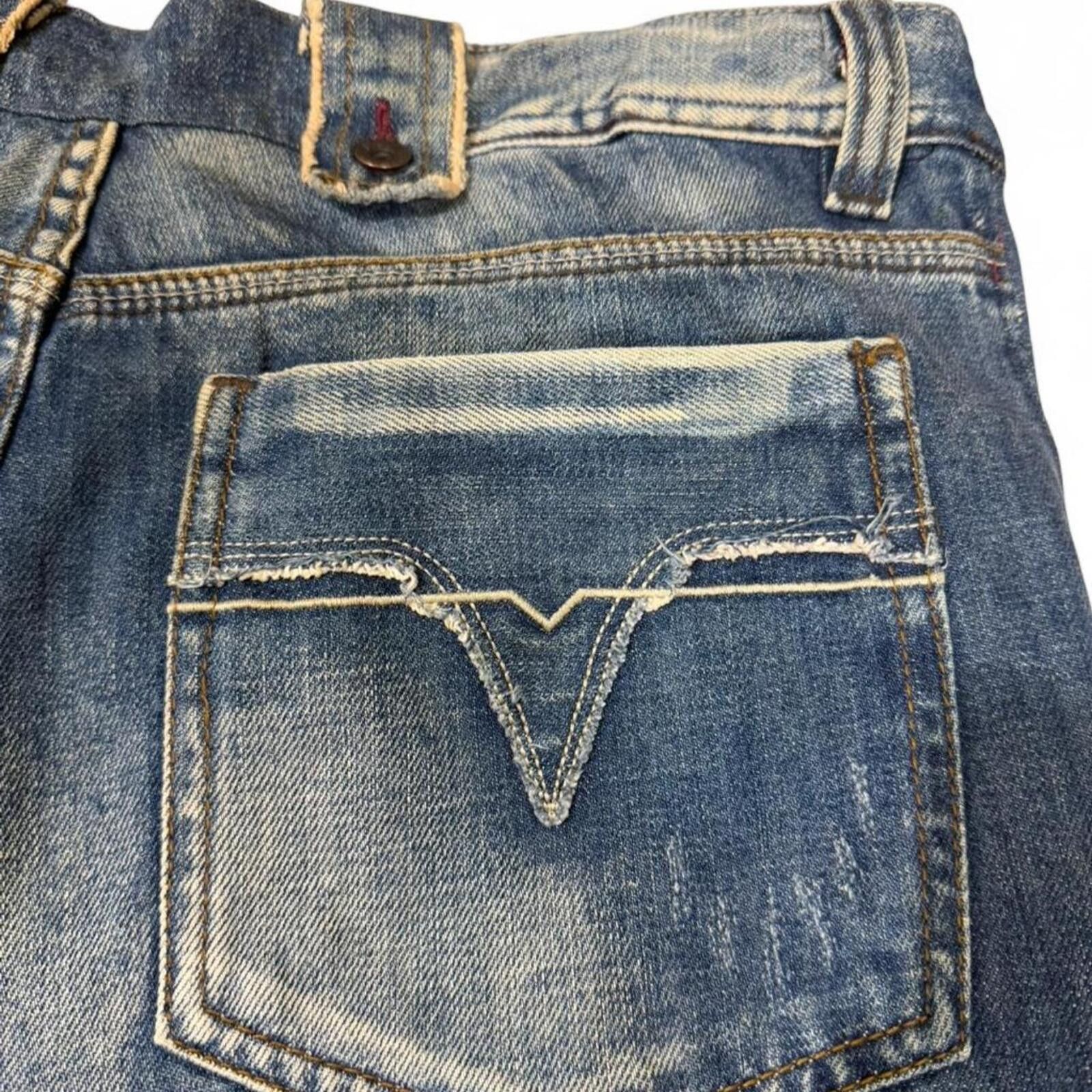 Diesel Y2K Diesel style lab unique design denim jeans Size US 32 / EU 48 - 4 Thumbnail
