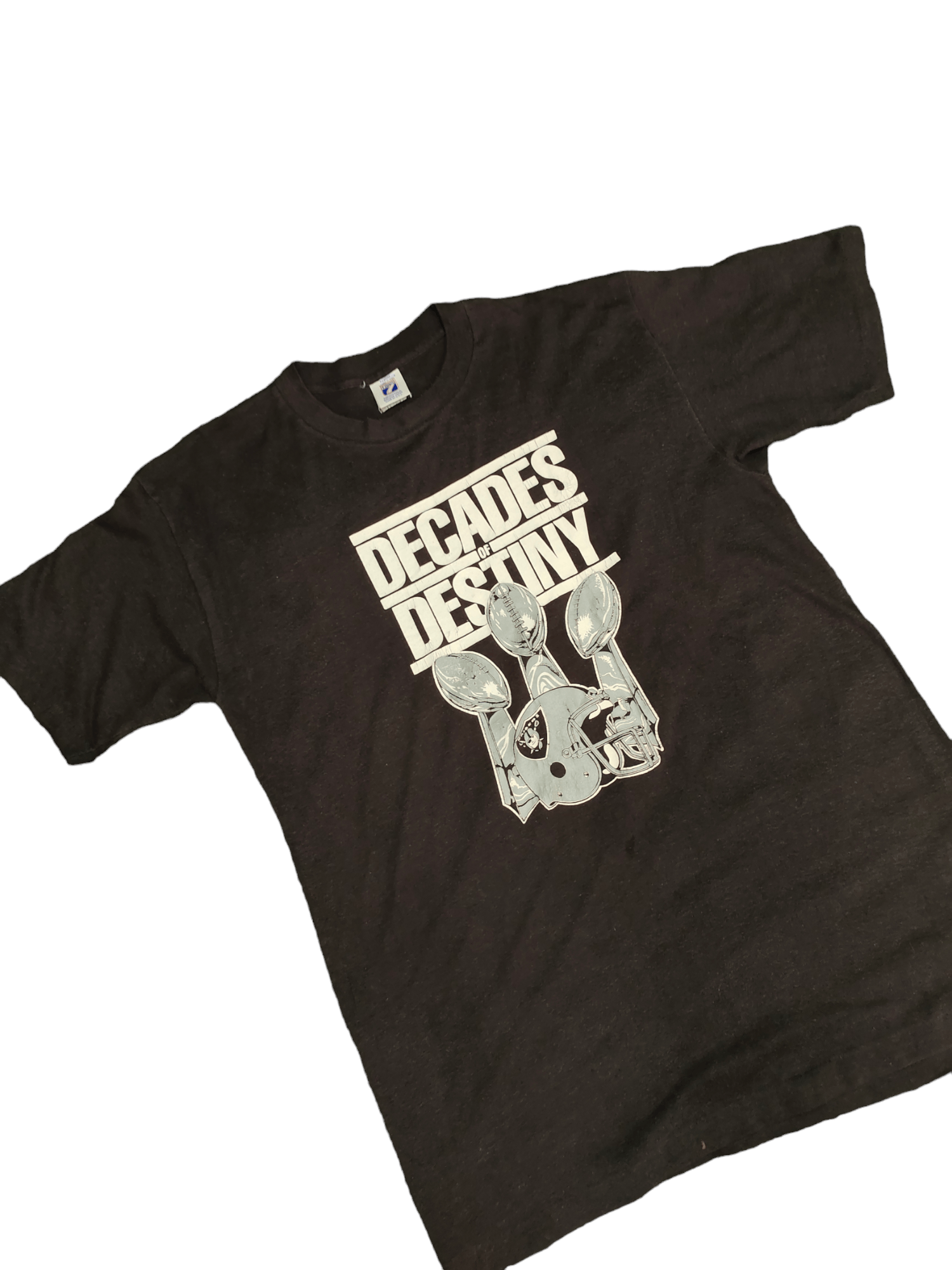 Logo 7 Vintage 80s Oakland Raiders Logo 7 Paper Thin T-Shirt Size US L / EU 52-54 / 3 - 2 Thumbnail