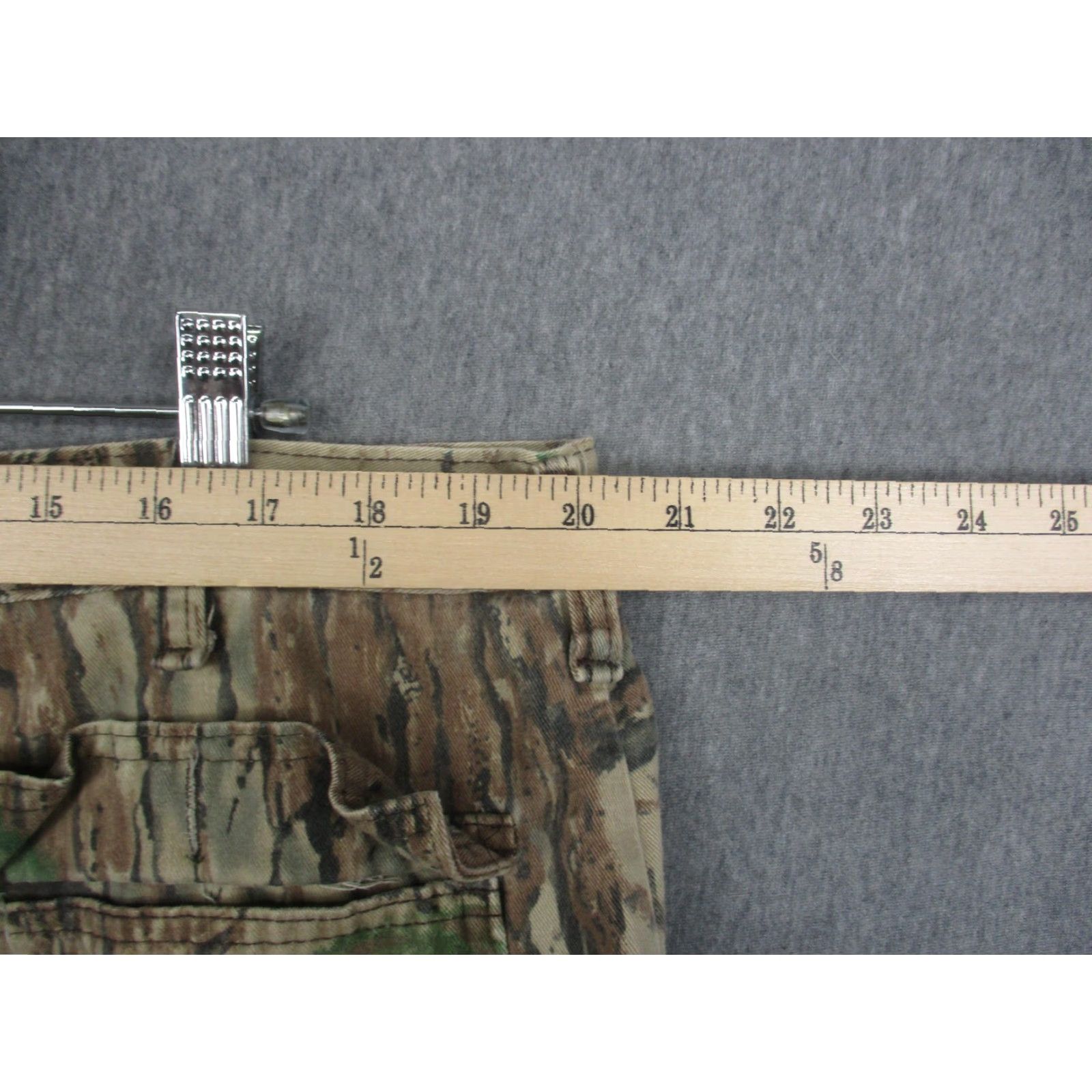 Walls Walls Realtree Camo Cargo Pants Mens XL 42-44 Cotton Workwear Ink Green Camouflage Adjustable Drawstring 31 Inseam Mens Size US 36 / EU 52 - 5 Thumbnail