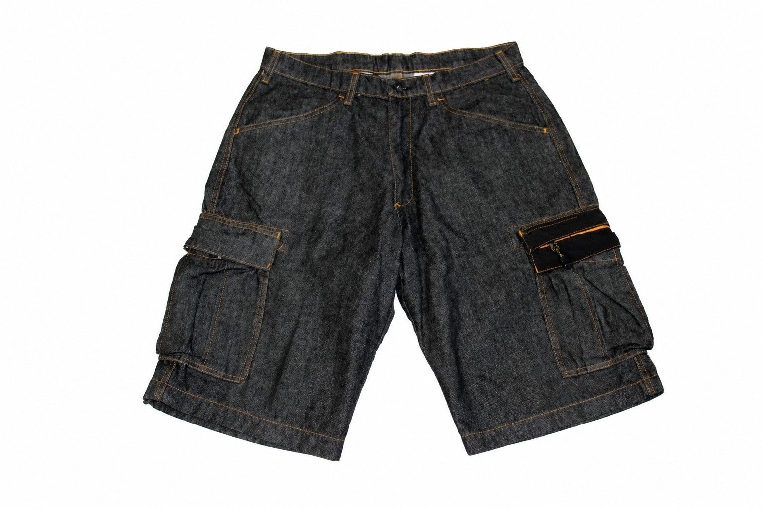 Ralph Lauren Ralph Lauren Military Denim Cargo Shorts RL2 Black Size 33 Size US 33 - 1 Thumbnail