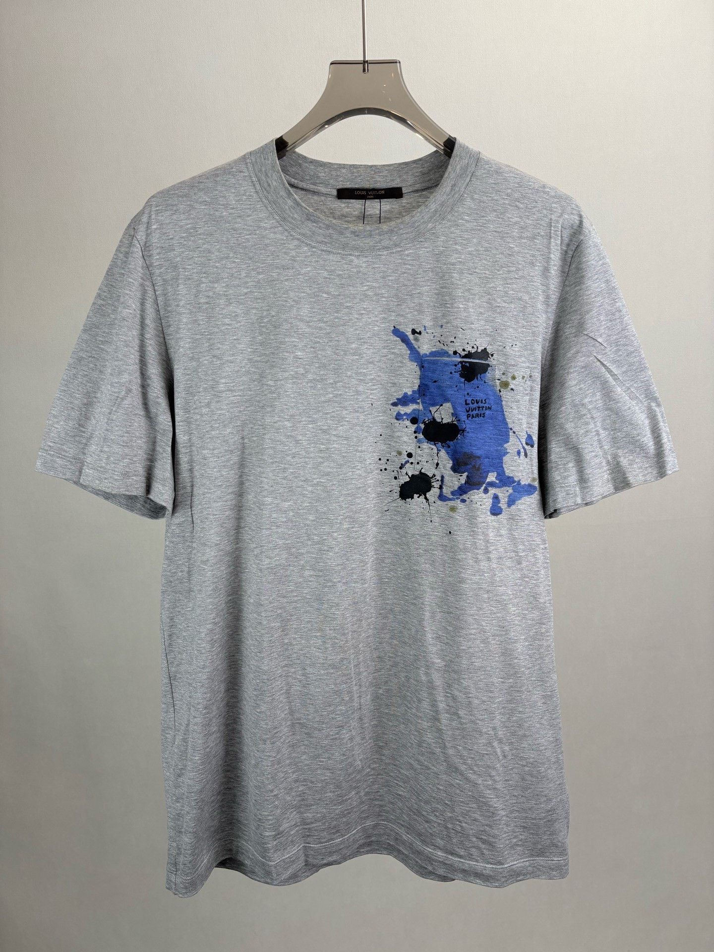 Louis Vuitton Louis Vuitton Inkjet Logo Grey Short Sleeve T-Shirt Size US XL / EU 56 / 4 - 1 Thumbnail