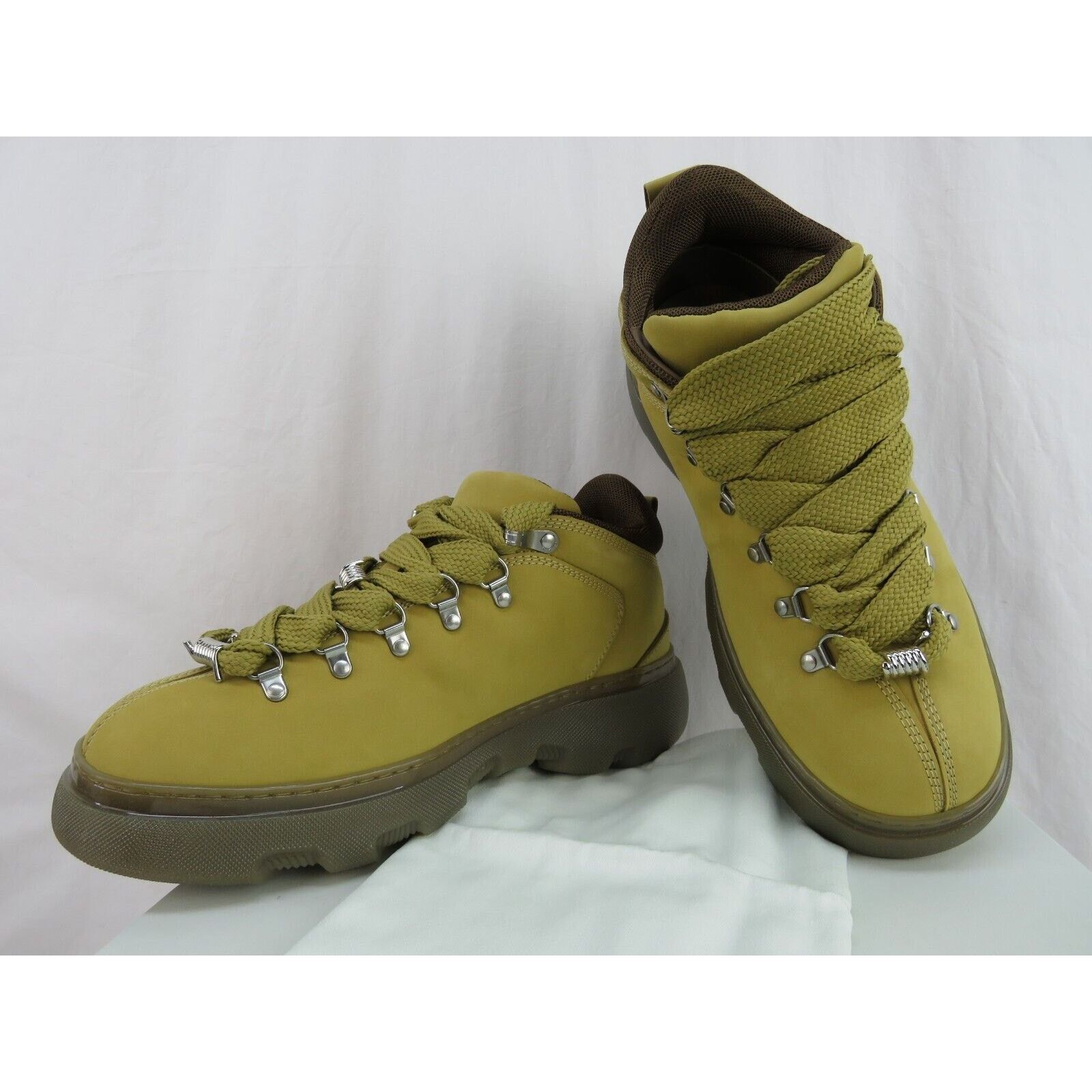 Burberry BURBERRY TREK BEIGE LEATHER LACE HIKING BOOTS US 8.5 41.5 IT Size US 8.5 / EU 41-42 - 8 Thumbnail