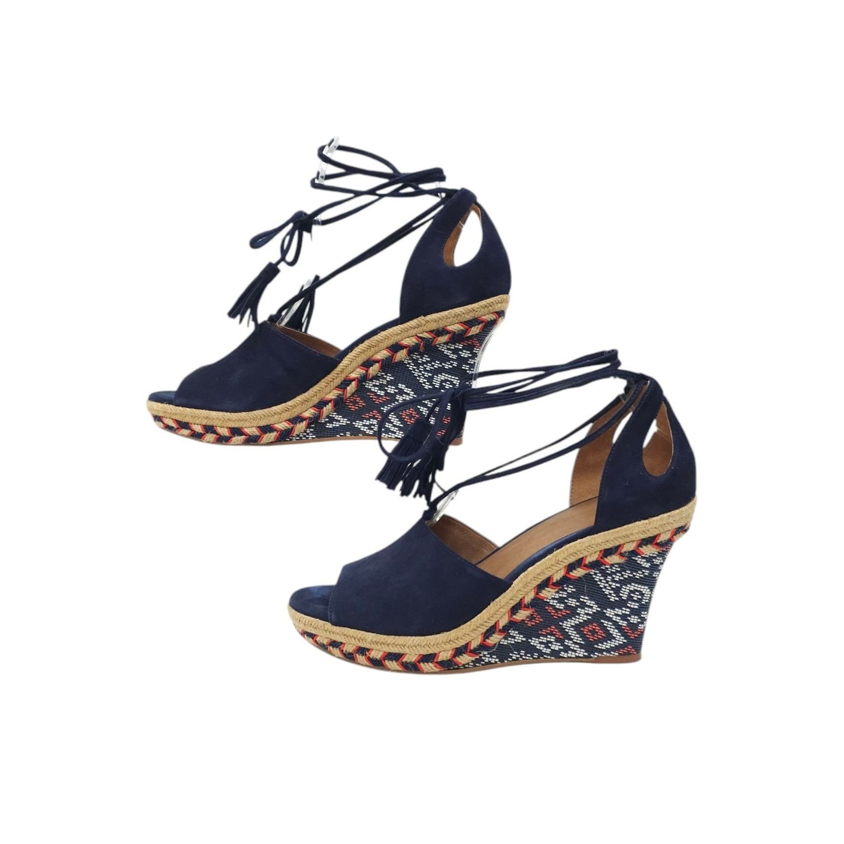Other Cabi Isla Espadrille Wedge Sandals Womens 8 M Ankle Wrap Size US 8 / IT 38 - 1 Thumbnail