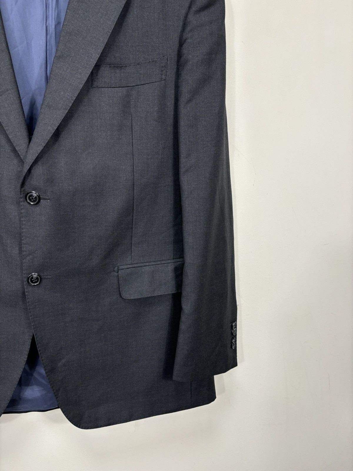 Suitsupply Suitsupply Menʼs 3-Buttons Formal Luxury Wool Blazer Jacket Size 46L - 5 Thumbnail