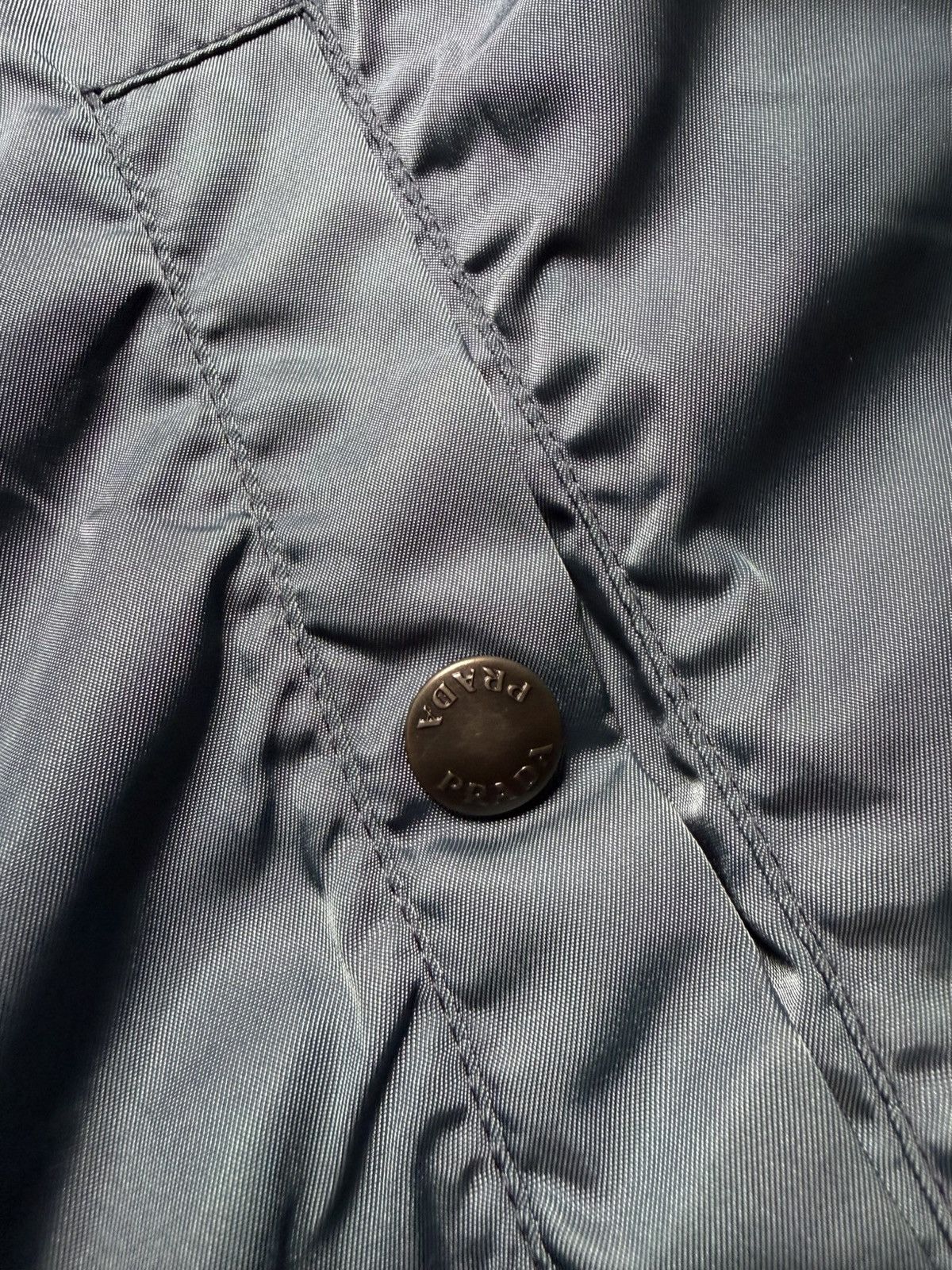 Prada Prada F/W 14 Plate Logo Nylon Bomber Jacket Size US L / EU 52-54 / 3 - 5 Thumbnail
