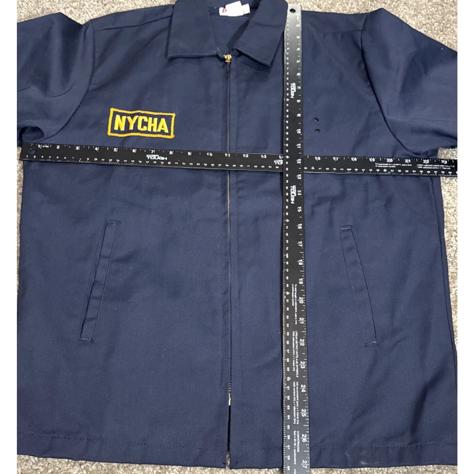 Vintage VINTAGE 70s NYCHA New York City Housing Authority Uniform Employee Jacket M Blue Bomber Jacket Men Size US M / EU 48-50 / 2 - 7 Thumbnail