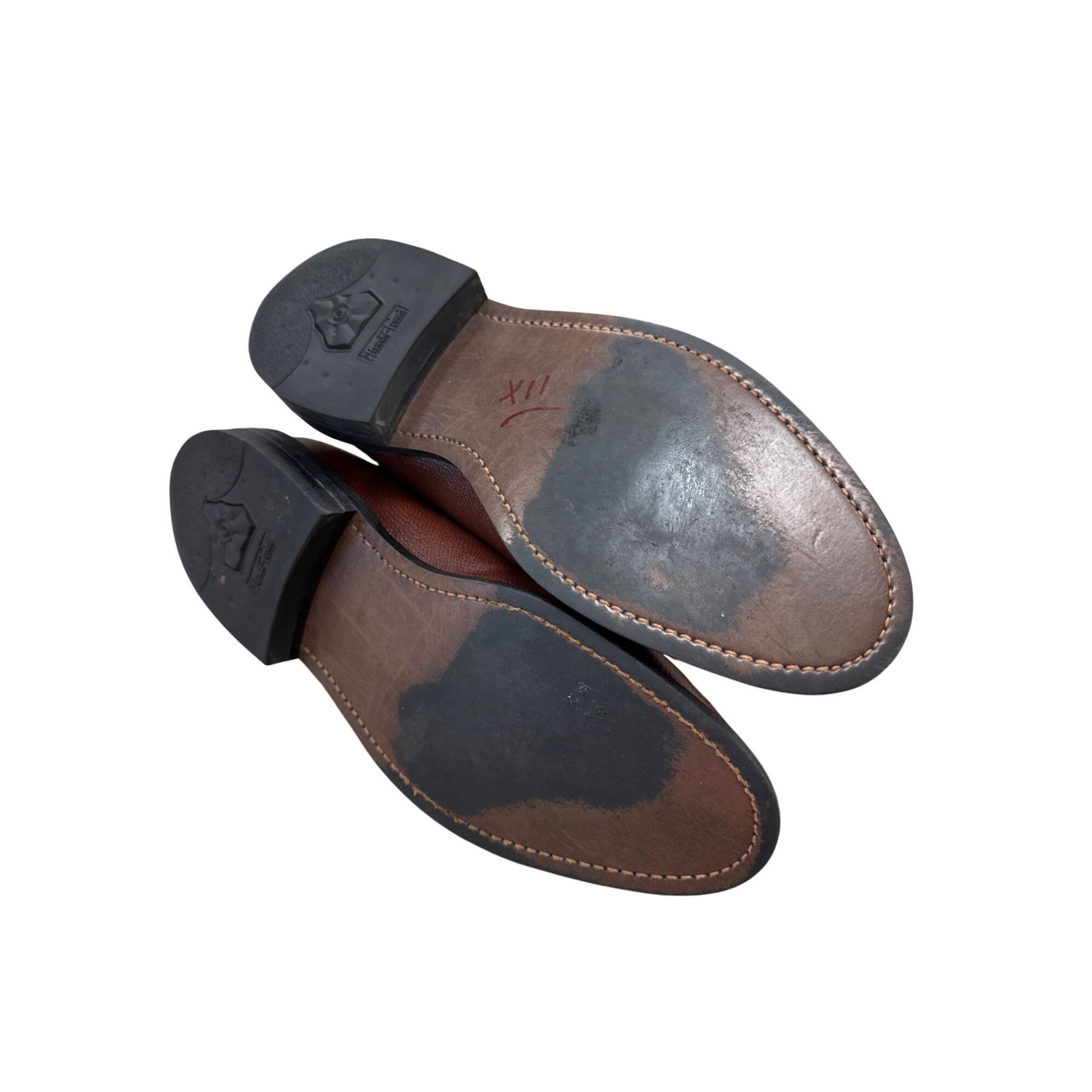 Designer Stuart McGuire Mens Brown Leather Dress Shoes 10EE SKU 6964 Size US 10 / EU 43 - 5 Thumbnail
