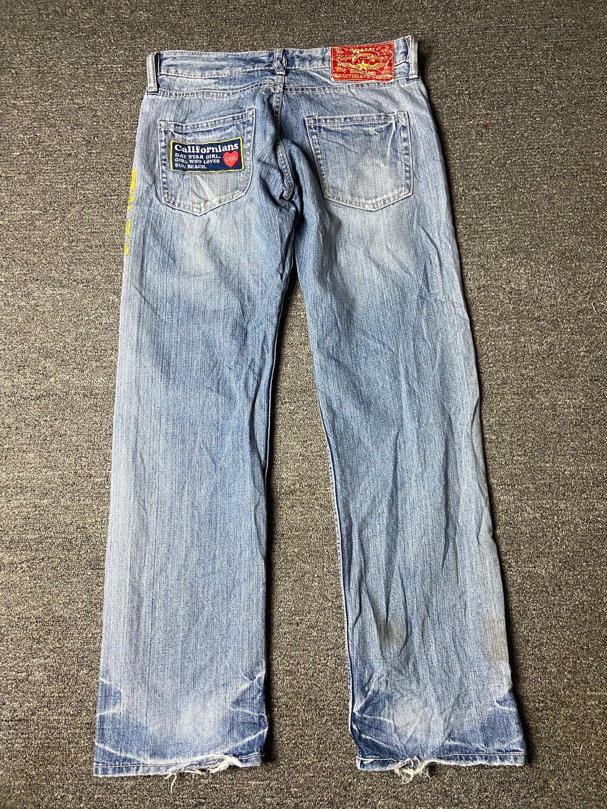 Japanese Brand Co & Lu Japanese Brand Printed Denim Jeans (153) Size US 30 / EU 46 - 4 Thumbnail
