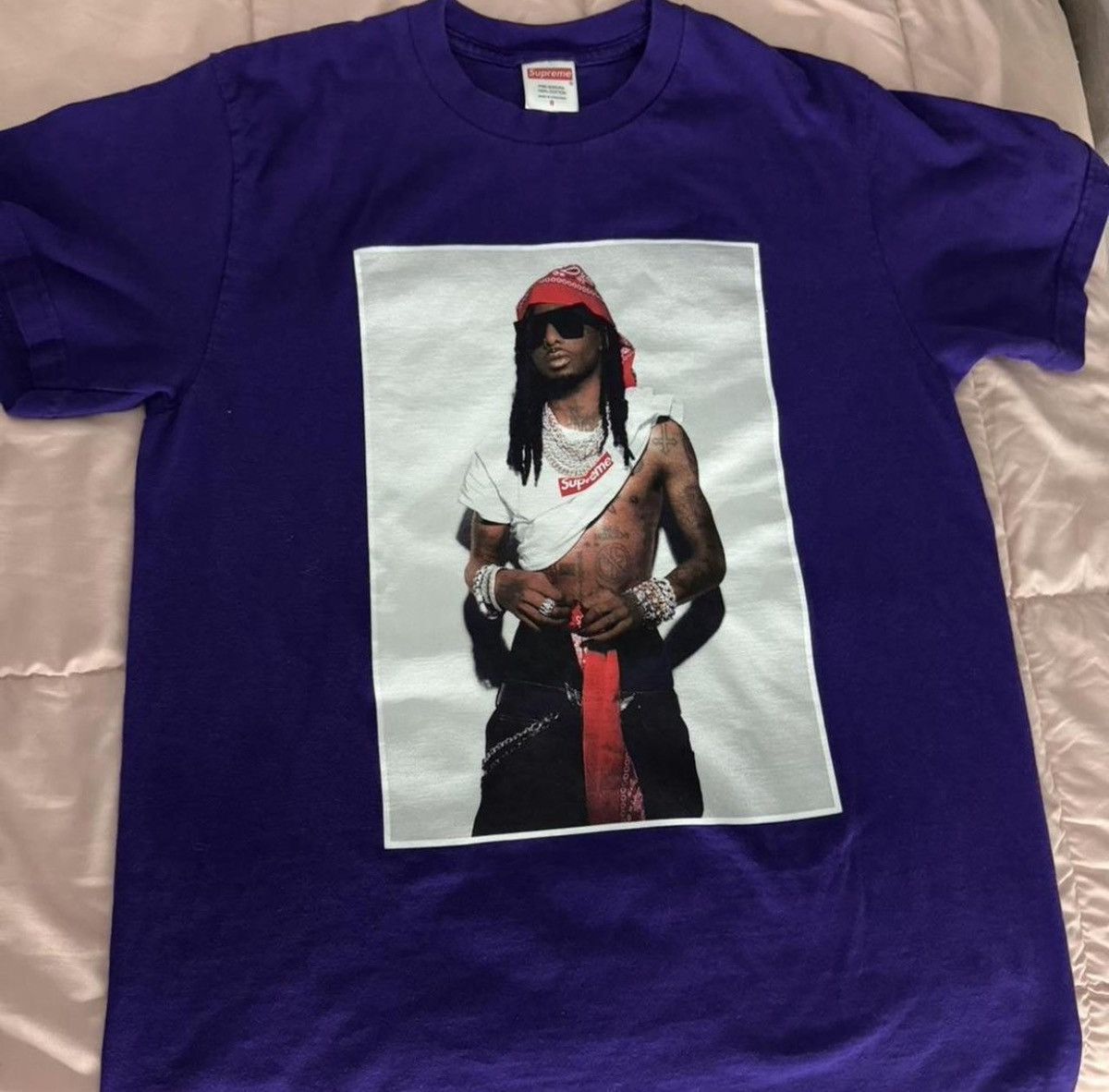 Supreme Supreme Playboi Carti tee purple Size US M / EU 48-50 / 2 - 1 Thumbnail