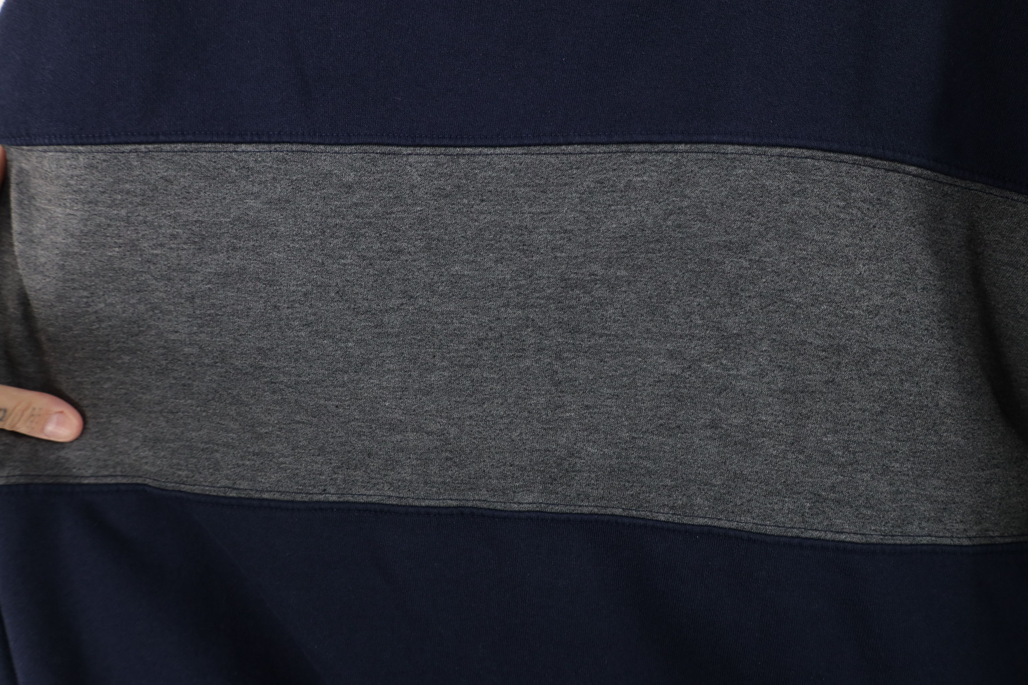 Vintage Vintage 90s Streetwear Block Elbow Patch Cut Off Sweatshirt Size US M / EU 48-50 / 2 - 9 Thumbnail