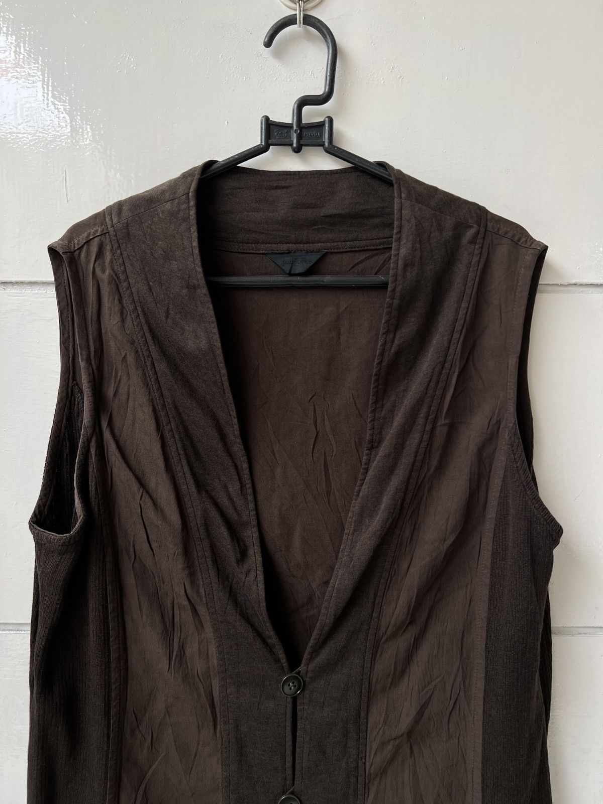 Yohji Yamamoto Yohji Yamamoto Pour Deux Brown Vest Size US M / EU 48-50 / 2 - 4 Thumbnail
