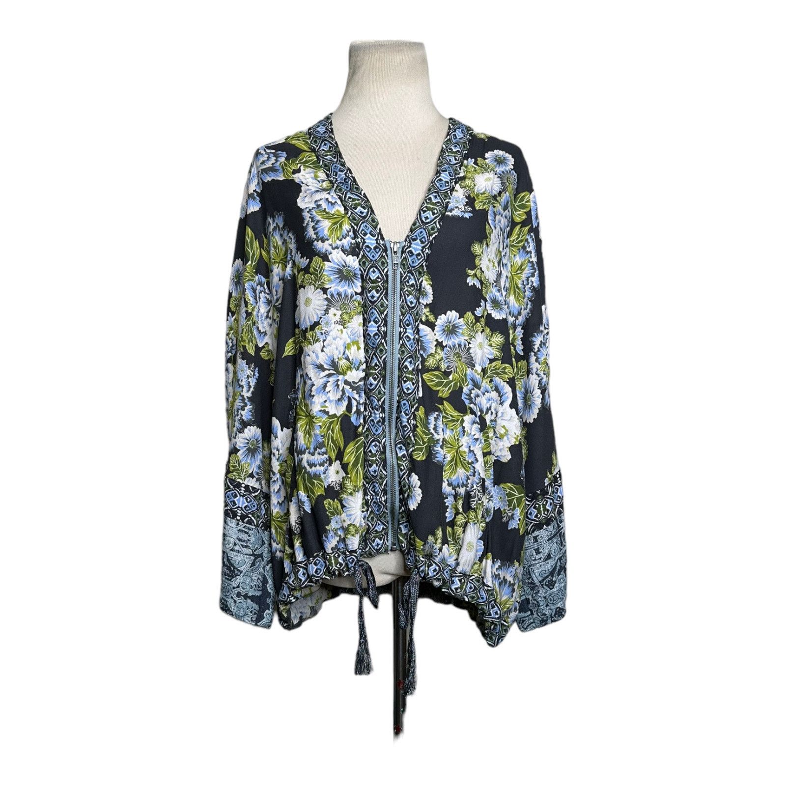 Free People Free People Wildflower Cinched Kimono Jacket Size XS/S Size S / US 4 / IT 40 - 8 Thumbnail