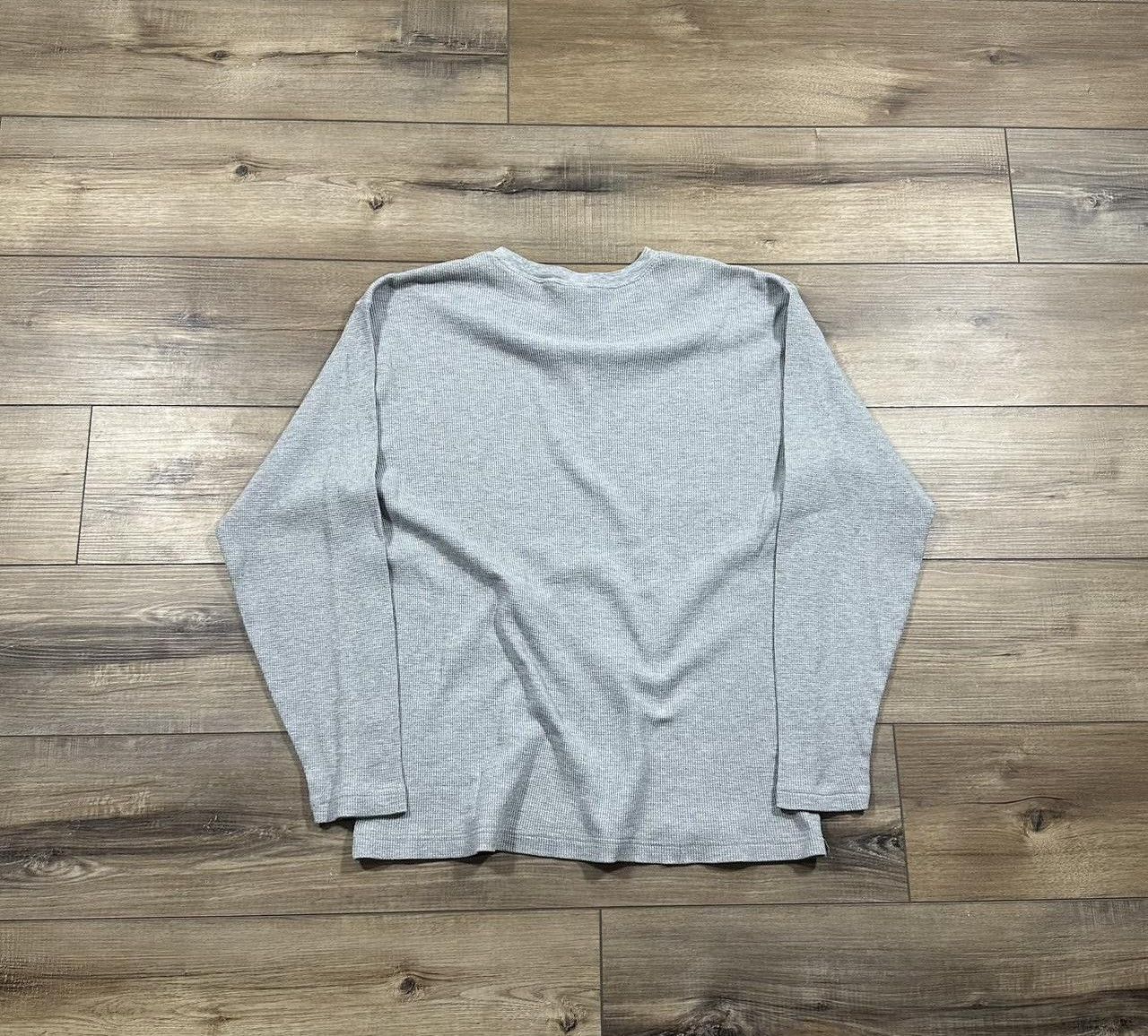 Adidas Vintage 2000s Adidas Kansas Jayhawks Long Sleeve Thermal Tee Size US XL / EU 56 / 4 - 6 Thumbnail