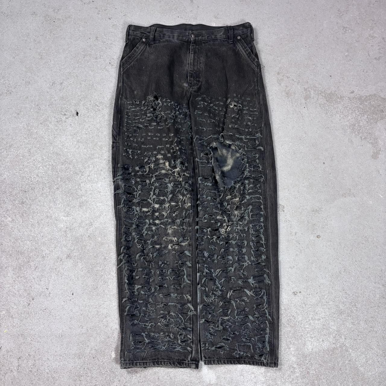 Japanese Brand × Vintage Distressed japanese jeans Size US 36 / EU 52 - 1 Thumbnail