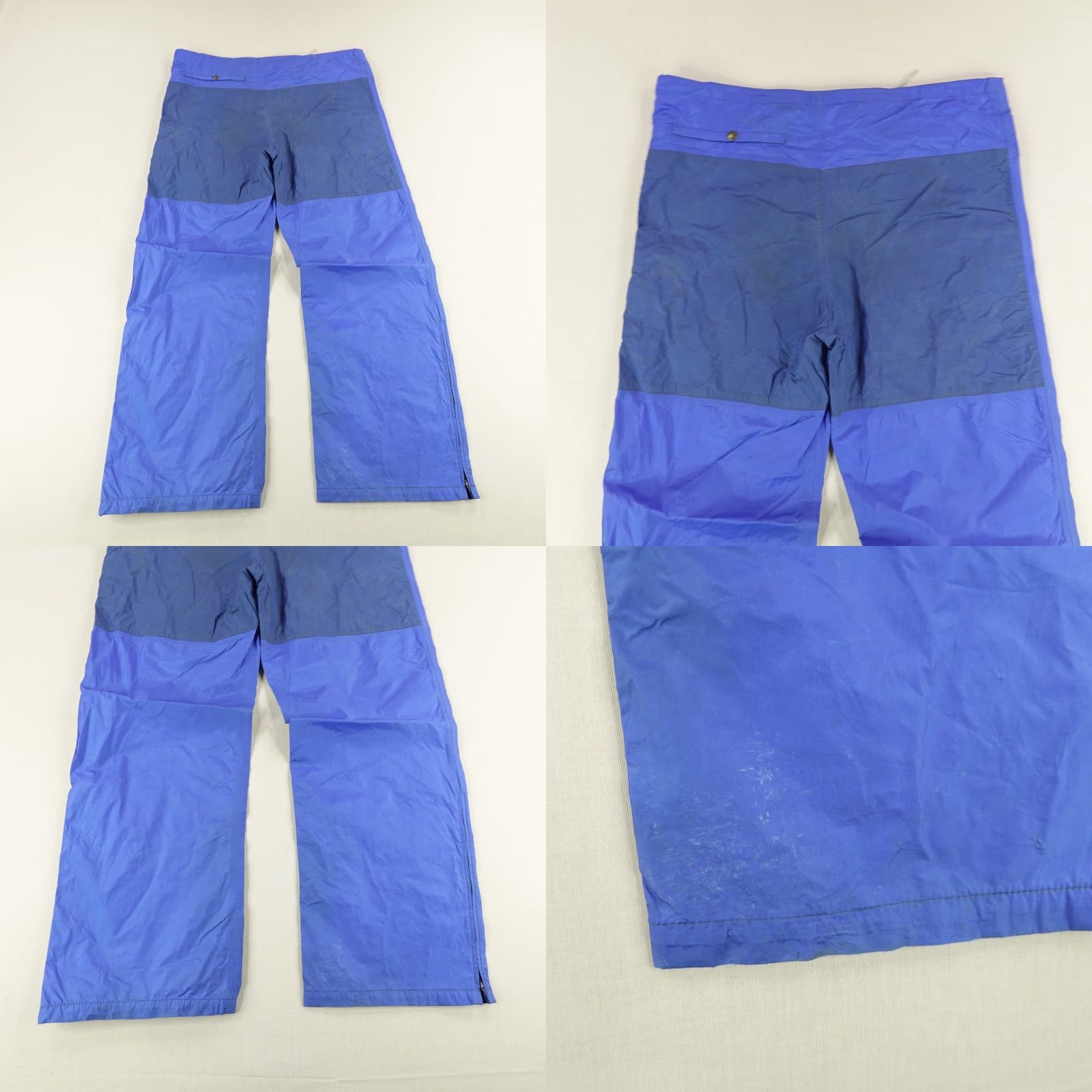 Vintage VINTAGE REI Pants Men M Blue Gore-Tex Waterproof Rain Snow Trekking Side Zip Category: Pants Adult M Blue 90s REI Rain Pants Mens Size US 31 - 8 Thumbnail