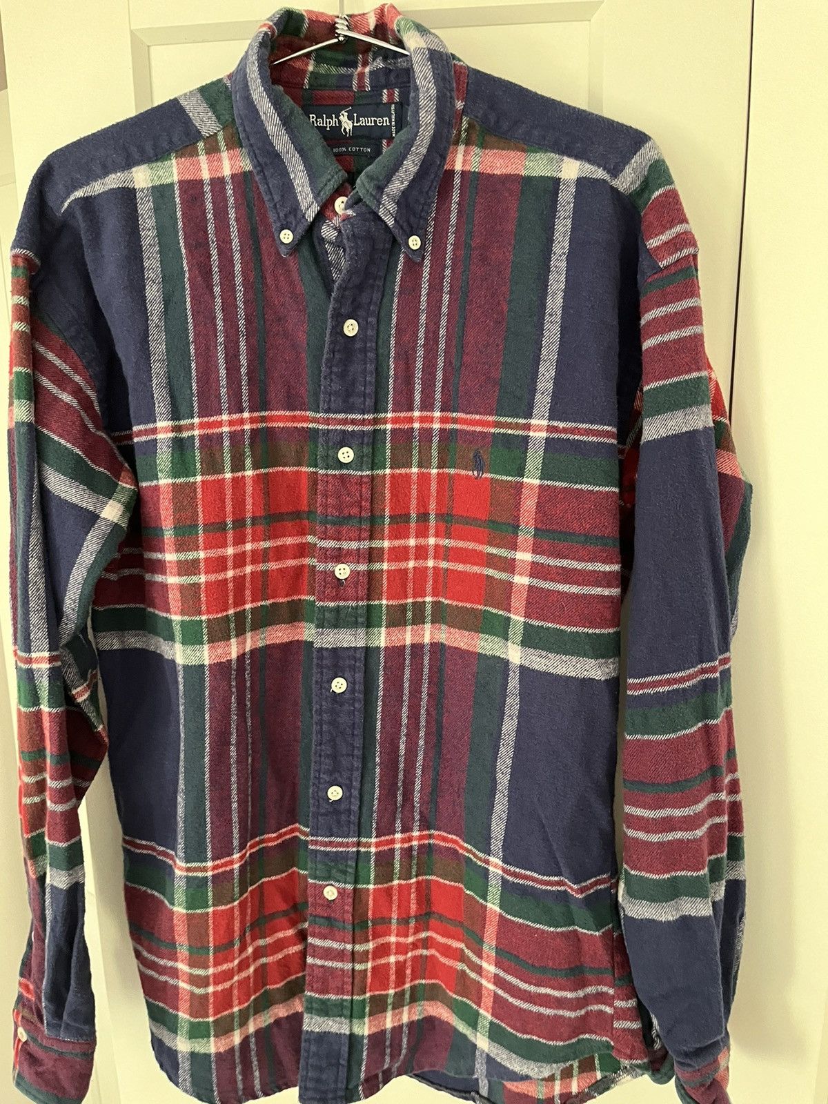 Polo Ralph Lauren × Ralph Lauren × Vintage Polo by Ralph Lauren vintage checkered shirt rare 90s Size US S / EU 44-46 / 1 - 2 Thumbnail