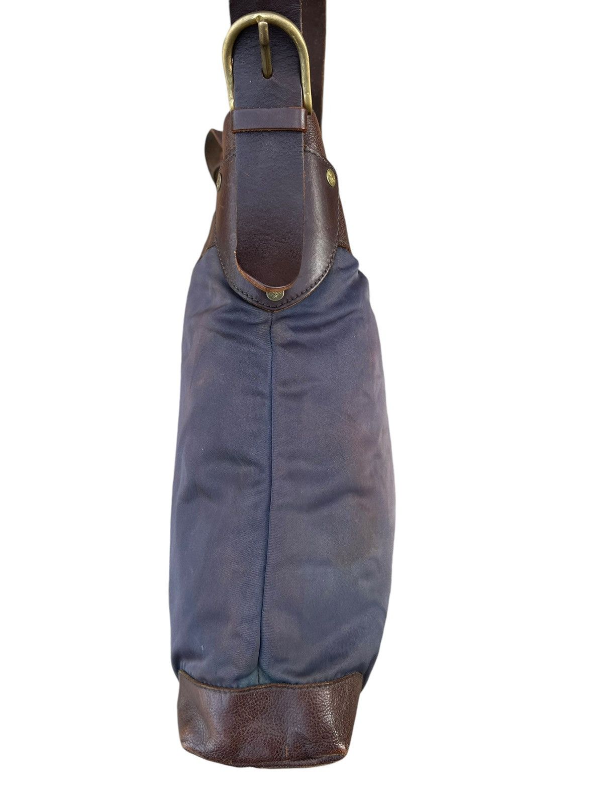 Il Bisonte Vintage IL BISONTE Sun Faded Nylon Leather 2 Way Bag Size ONE SIZE - 12 Thumbnail