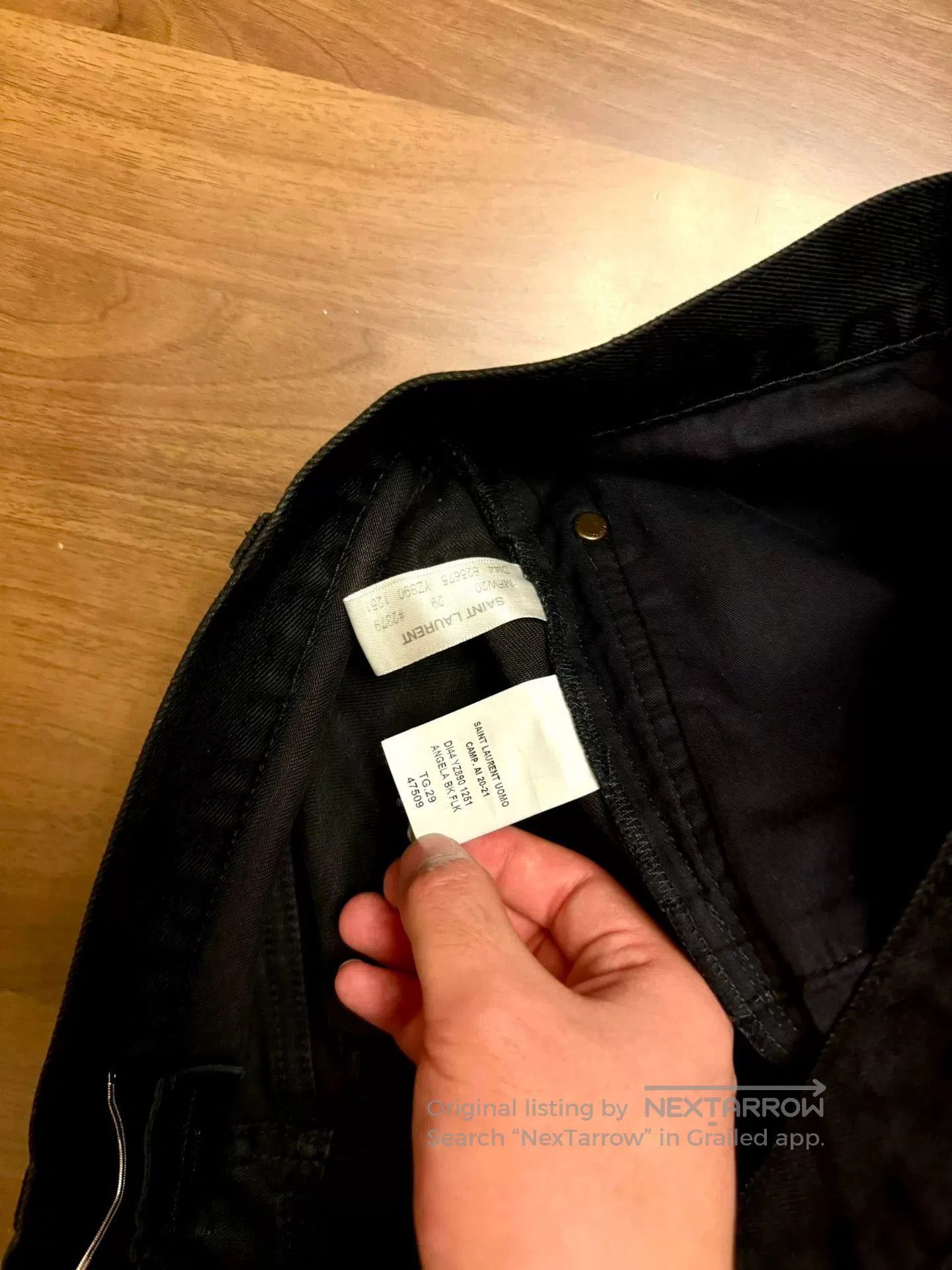 Saint Laurent Paris saint laurent black straight. Size US 29 - 5 Thumbnail