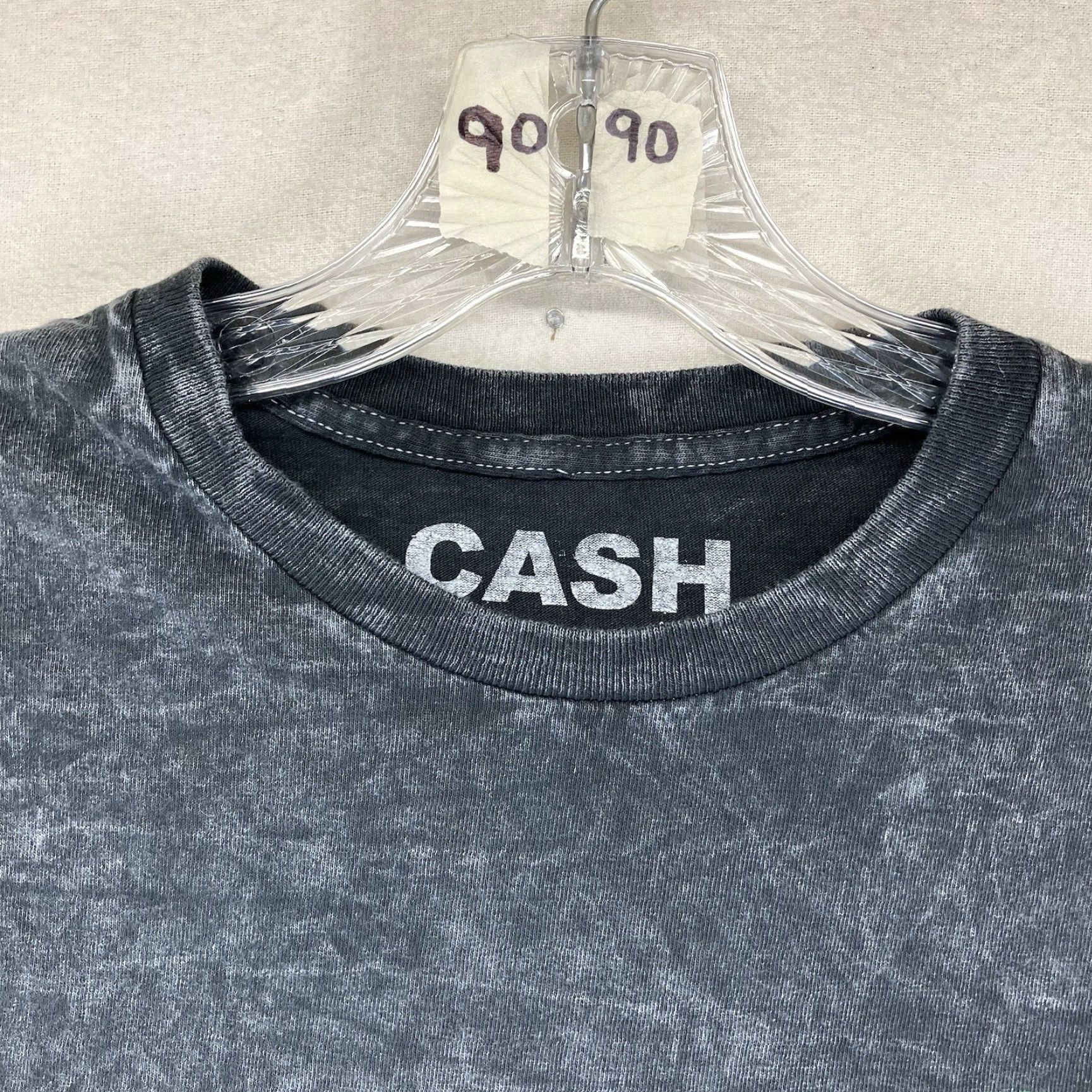 Vintage Johnny Cash Graphic T-Shirt XL Black Short Sleeve Music Retro Western Mens Size US XL / EU 56 / 4 - 5 Thumbnail