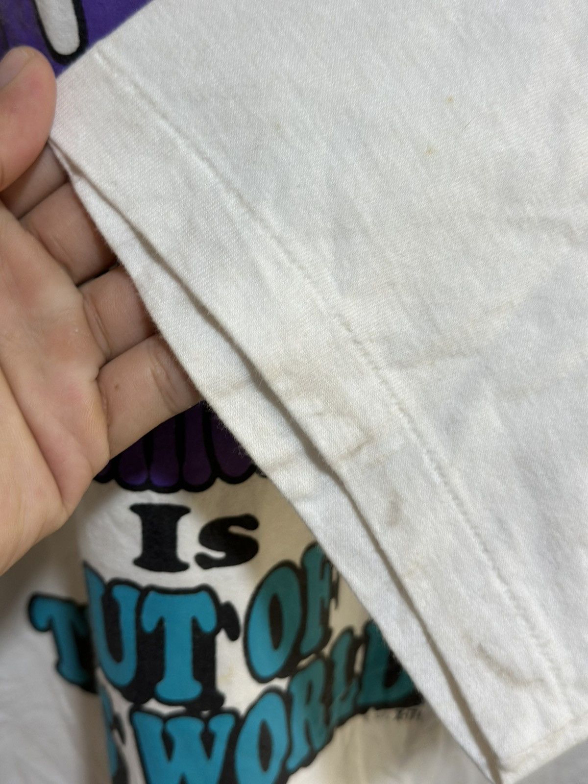 Sears Vintage Crazy Shirt Quotes Faded Tee Size US XL / EU 56 / 4 - 8 Thumbnail