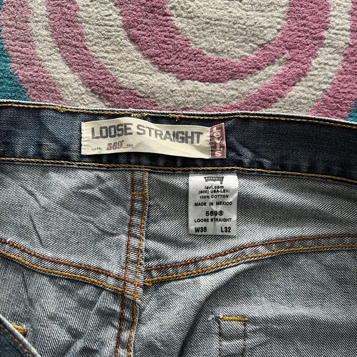 Levi's × Levi's Vintage Clothing × Vintage Vintage Y2K Levi's 569 Baggy Grunge Essential Denim Jeans Size US 36 / EU 52 - 4 Thumbnail