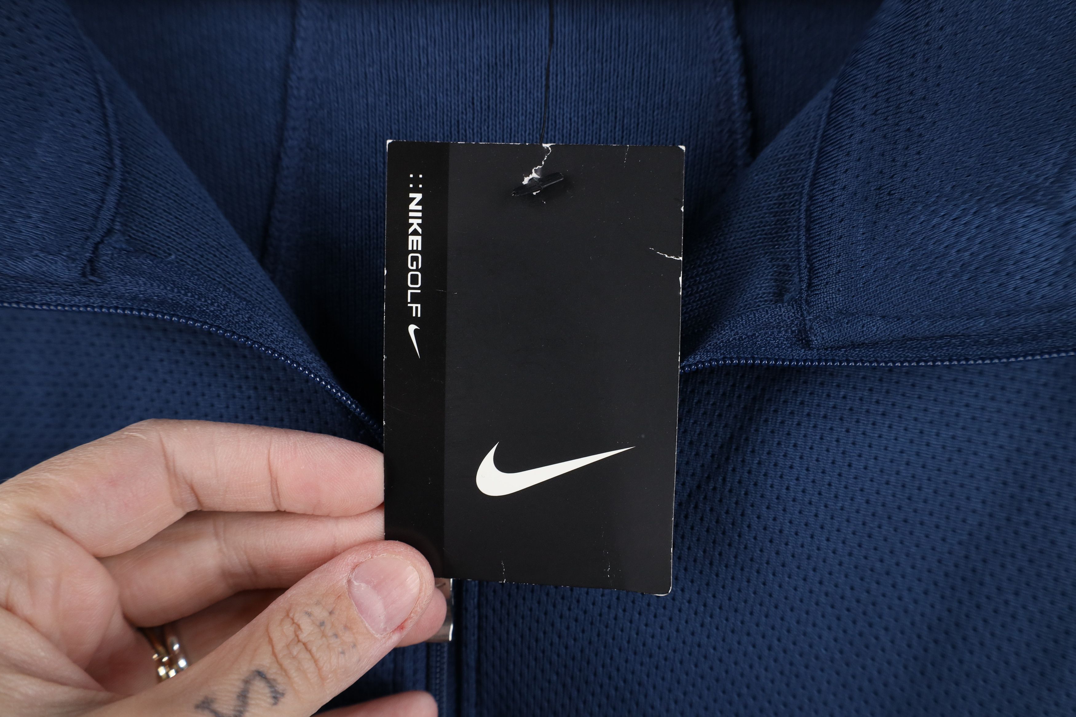 Nike New Nike Golf Mini Swoosh Thermal Knit Half Zip Sweater Size US XL / EU 56 / 4 - 5 Thumbnail