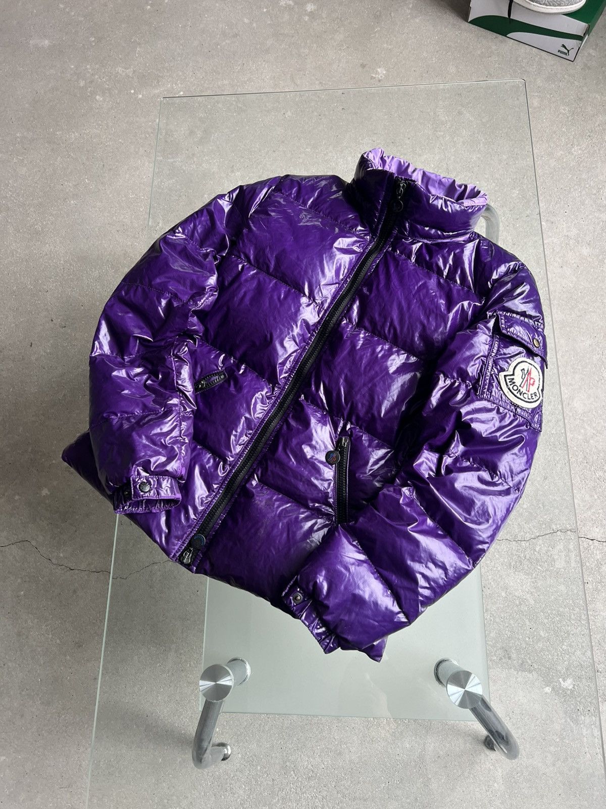 Moncler Moncler Badia Down jacket purple Size S / US 4 / IT 40 - 5 Thumbnail