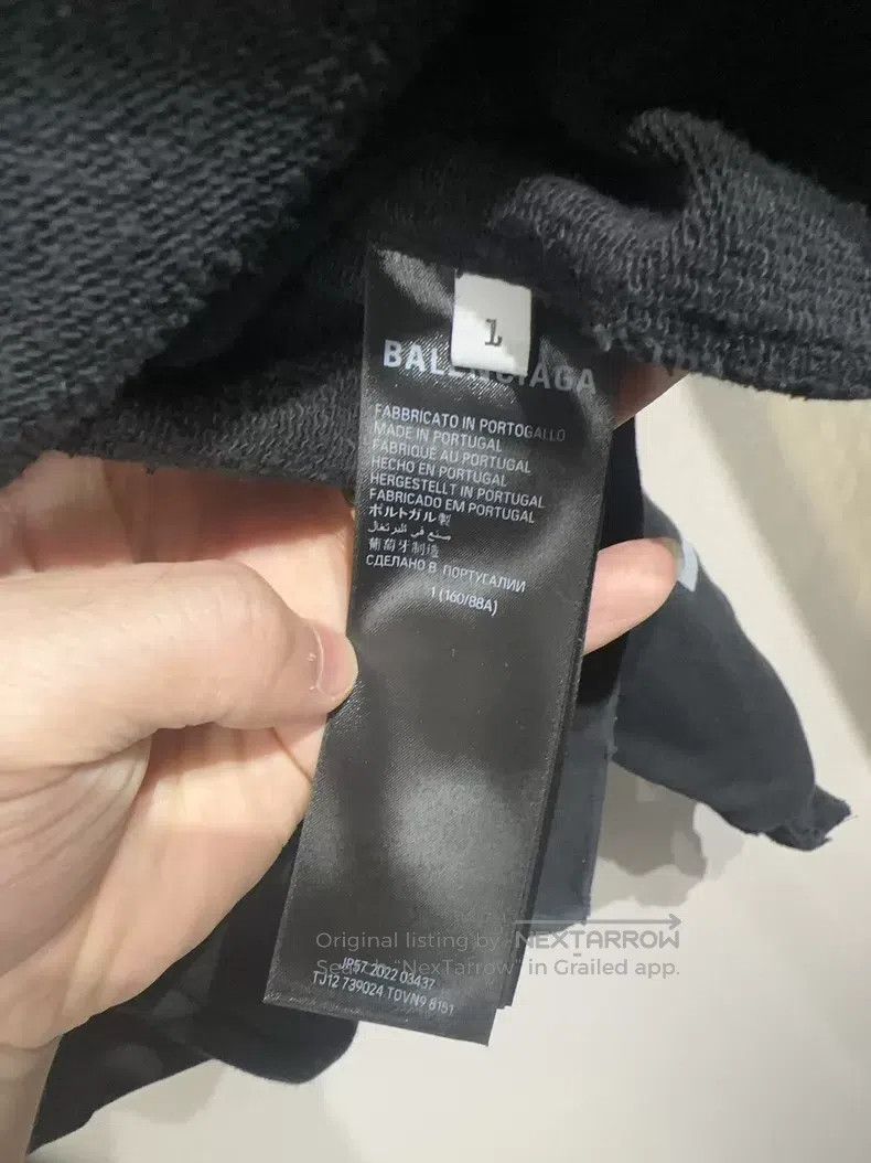 Balenciaga Balenciaga Decayed Website Embroidered Washed Destroyed Ho Size US S / EU 44-46 / 1 - 5 Thumbnail