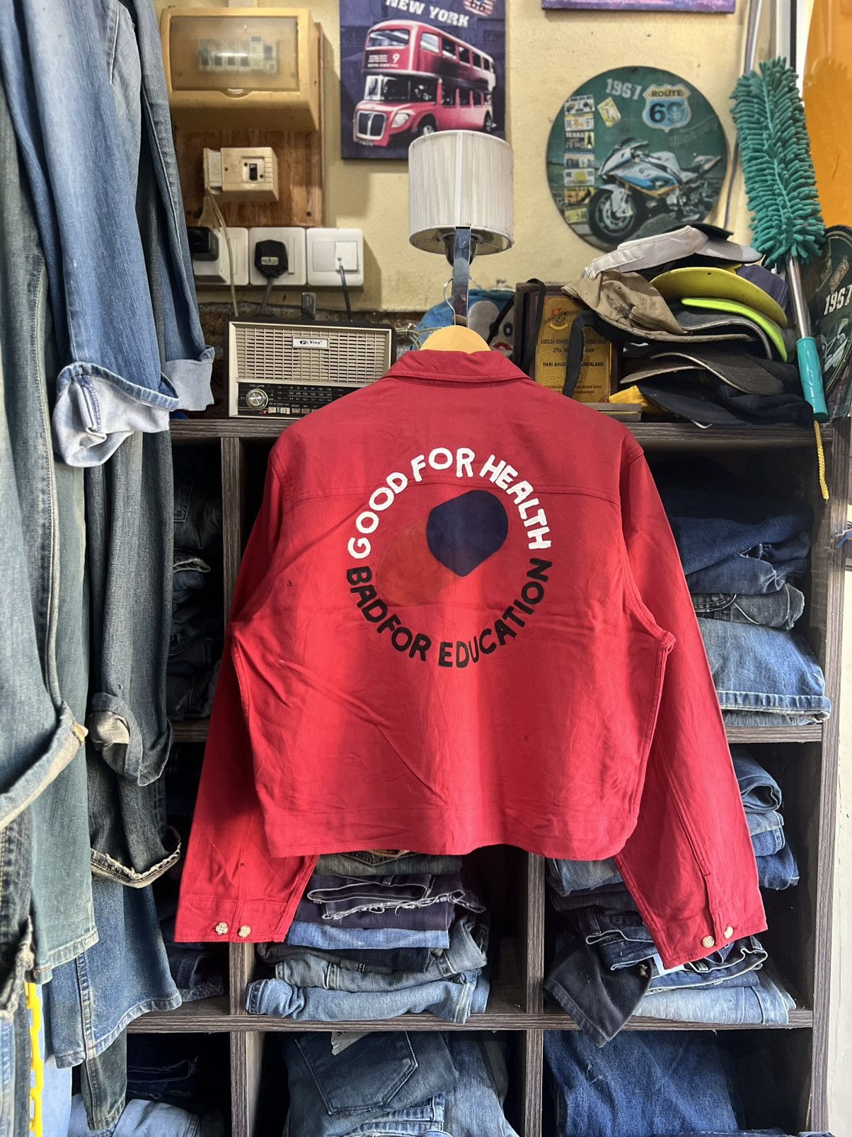 Van 🔥New Old Stock Van Button Cropped Jacket Size US M / EU 48-50 / 2 - 1 Thumbnail