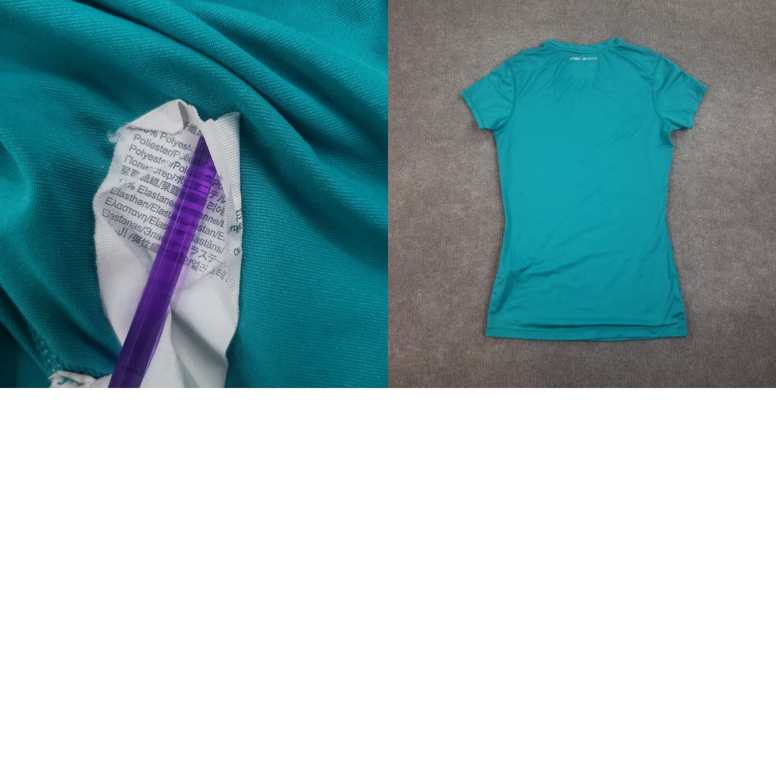 Under Armour Under Armour Women's Blue Short Sleeve T-Shirt Extra Small Size XS / US 0-2 / IT 36-38 - 8 Thumbnail