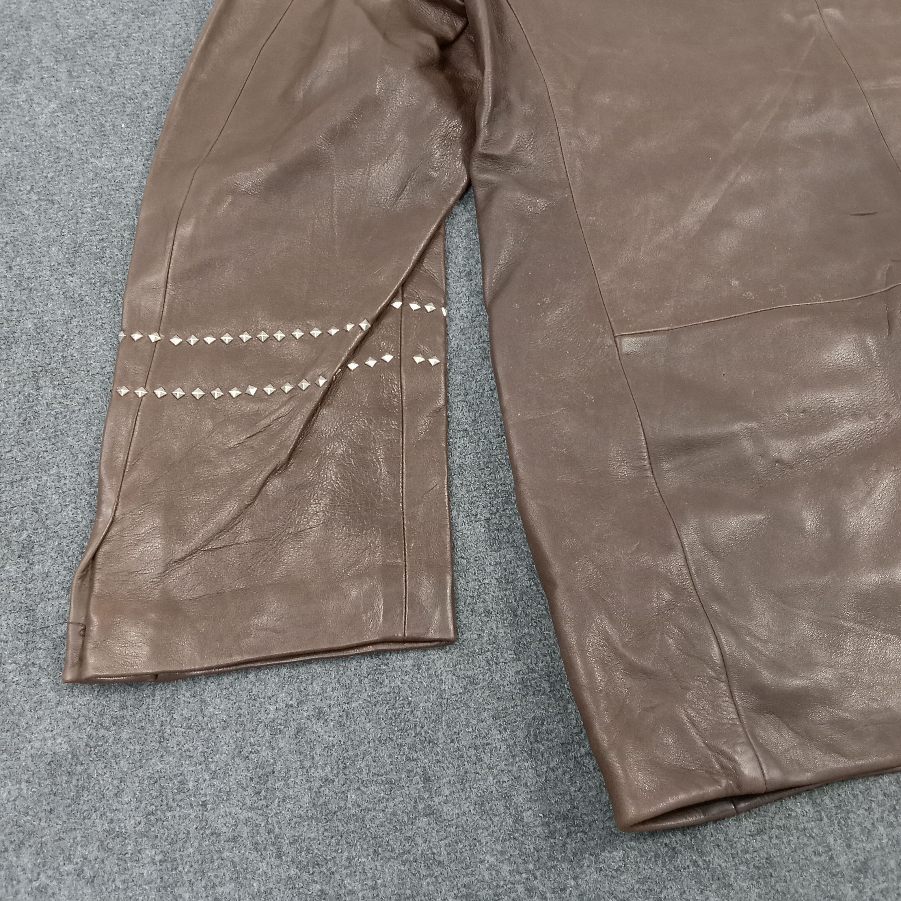 If Six Was Nine × Versace × Vintage Gianni Versace Italian Brand Leather Jacket Size US M / EU 48-50 / 2 - 7 Thumbnail