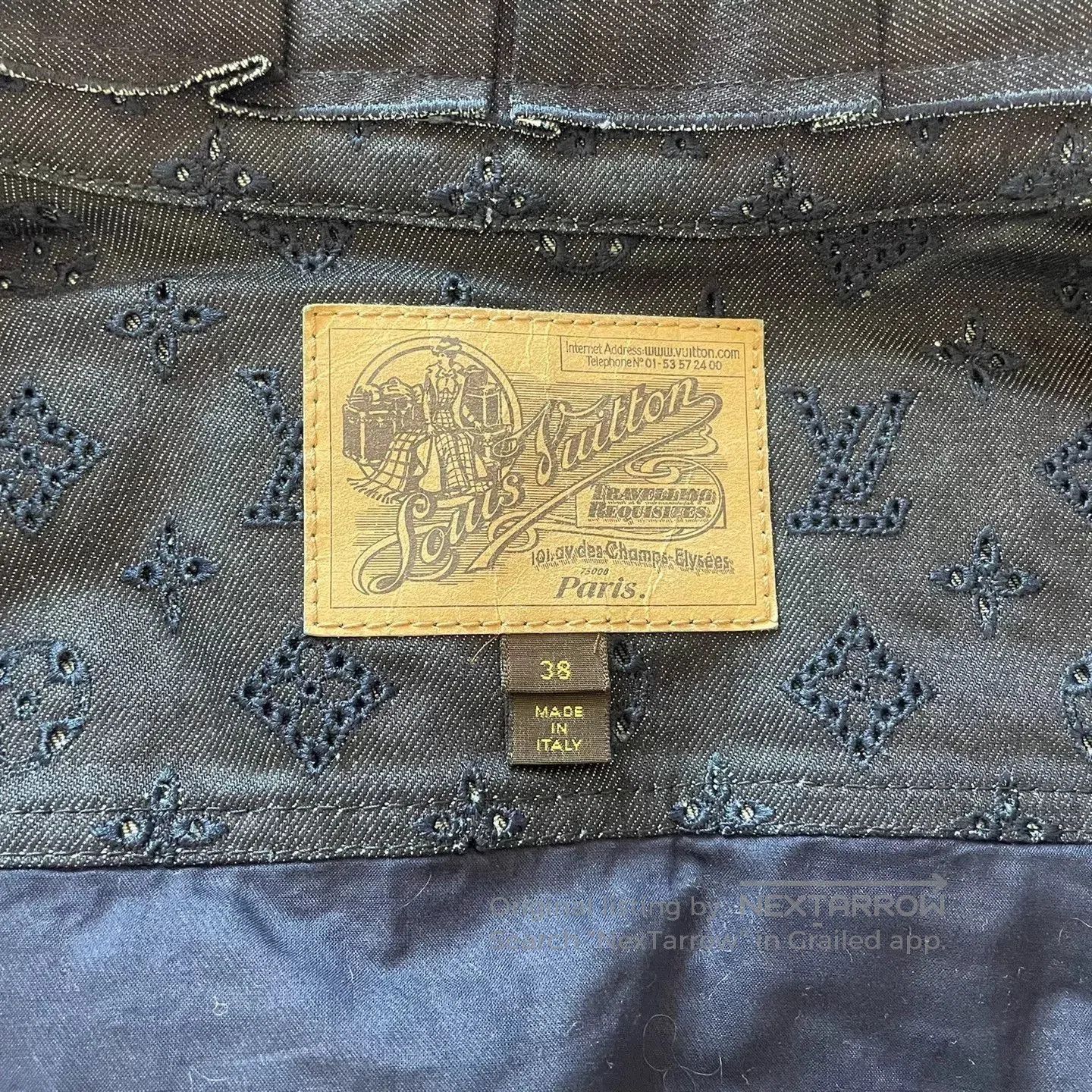 Louis Vuitton LV Denim Puffed Sleeve Hollow. Size S / US 4 / IT 40 - 5 Thumbnail