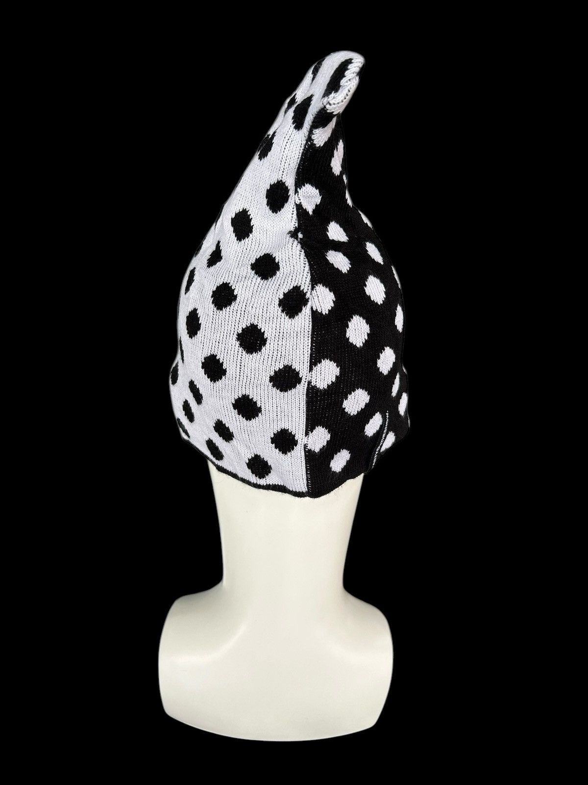 Japanese Brand × Kapital × Vintage Inspired by Walter Van Beirendonck Shark Fin Polkadot Beanie Size ONE SIZE - 5 Thumbnail