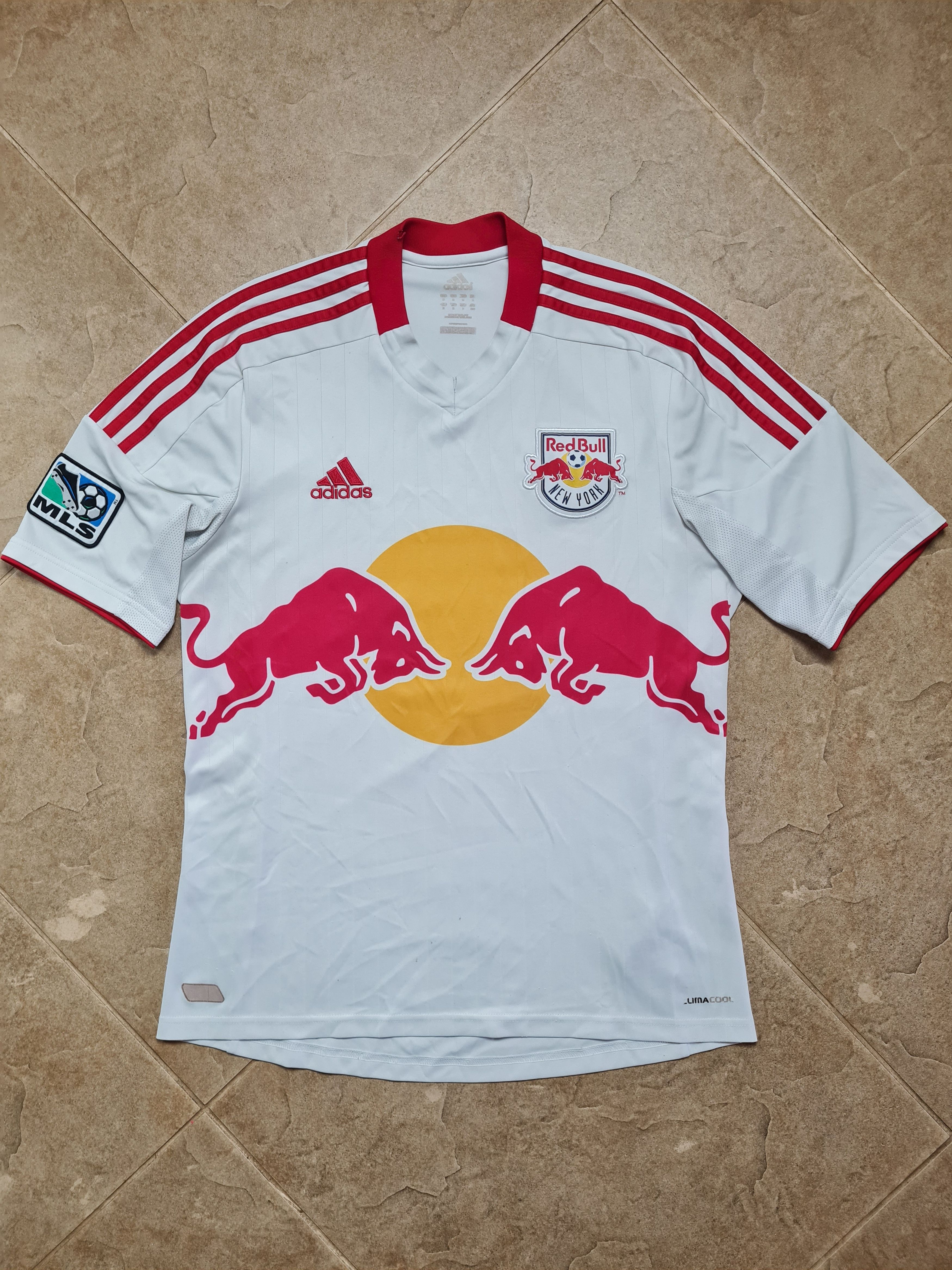 Adidas ADIDAS NEW YORK RED BULLS 2012-2013 HOME SOCCER JERSEY MLS Size US M / EU 48-50 / 2 - 4 Thumbnail