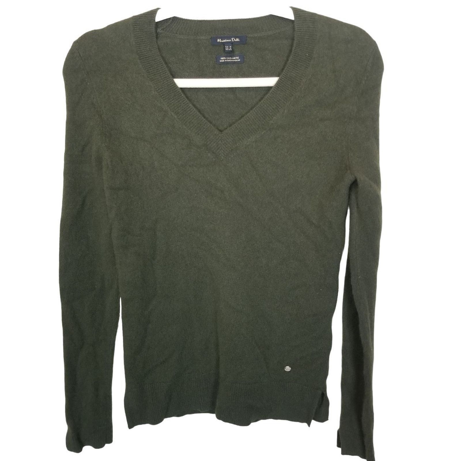 Massimo Dutti Massimo Dutti Womens Cashmere Sweater XS Classic Preppy Size XS / US 0-2 / IT 36-38 - 1 Thumbnail