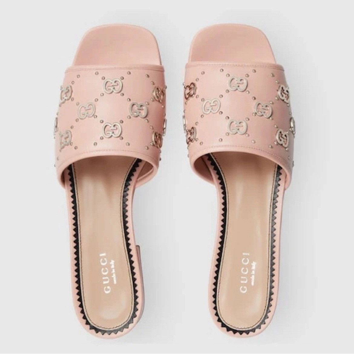 Gucci Gucci Interlocking G Studs Slide Sandals Size 39 Size ONE SIZE - 1 Thumbnail