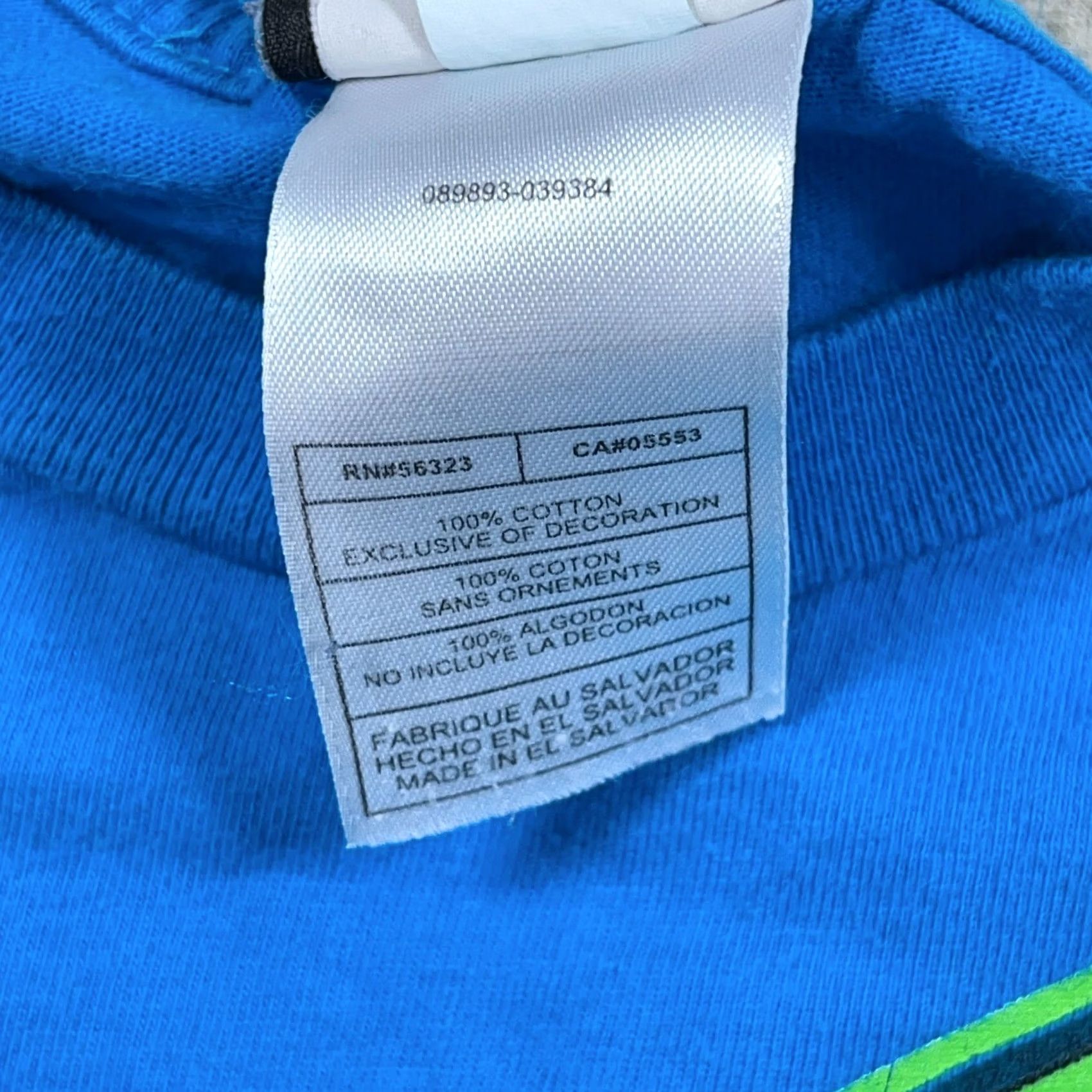 Nike VINTAGE Nike Shirt Men M Blue Geometric Graffiti Spellout Skate 6.0 Size US M / EU 48-50 / 2 - 7 Thumbnail