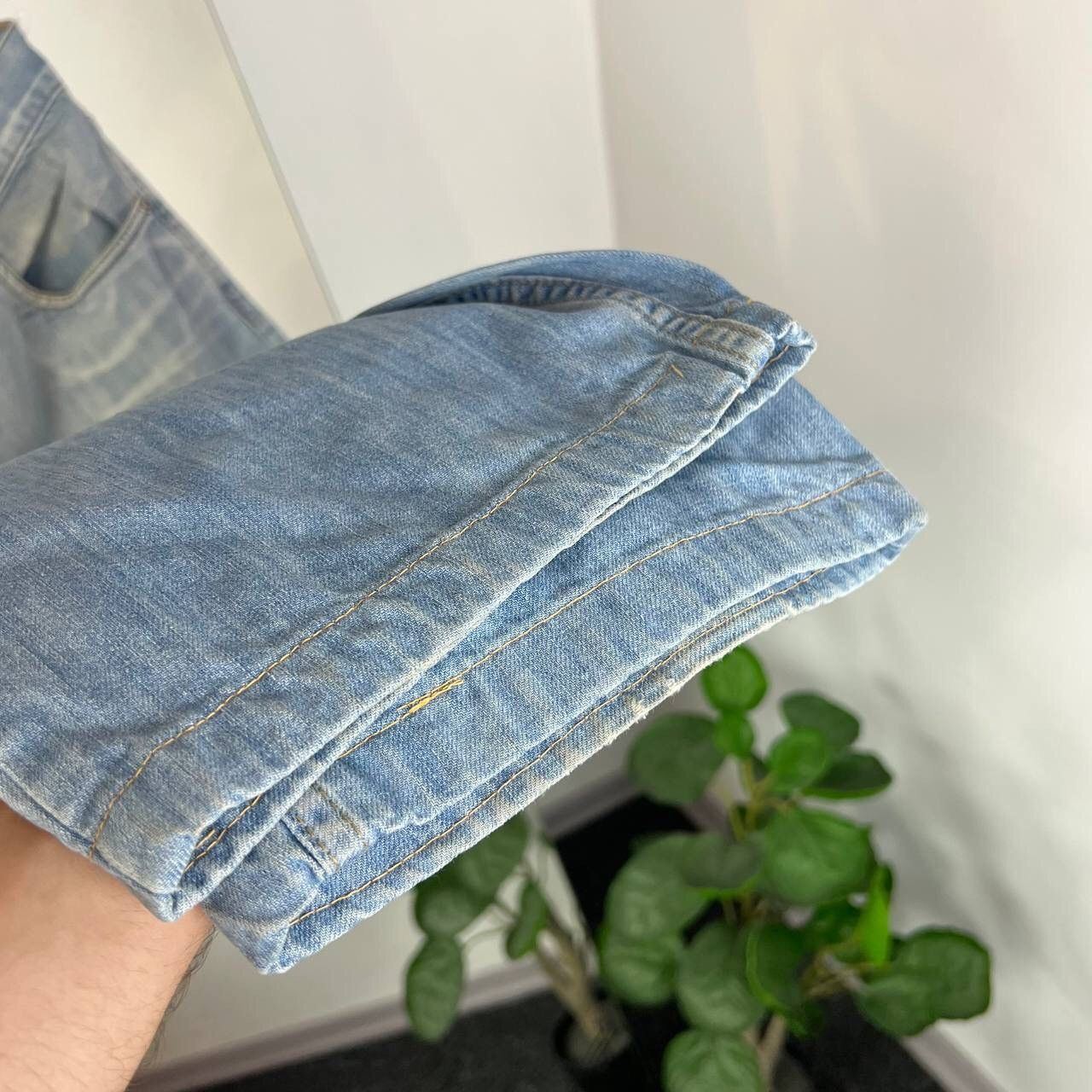 Designer × Japanese Brand × Vintage Japanese Brand Denim Pants Big Enbroidered Print Size US 33 - 8 Thumbnail