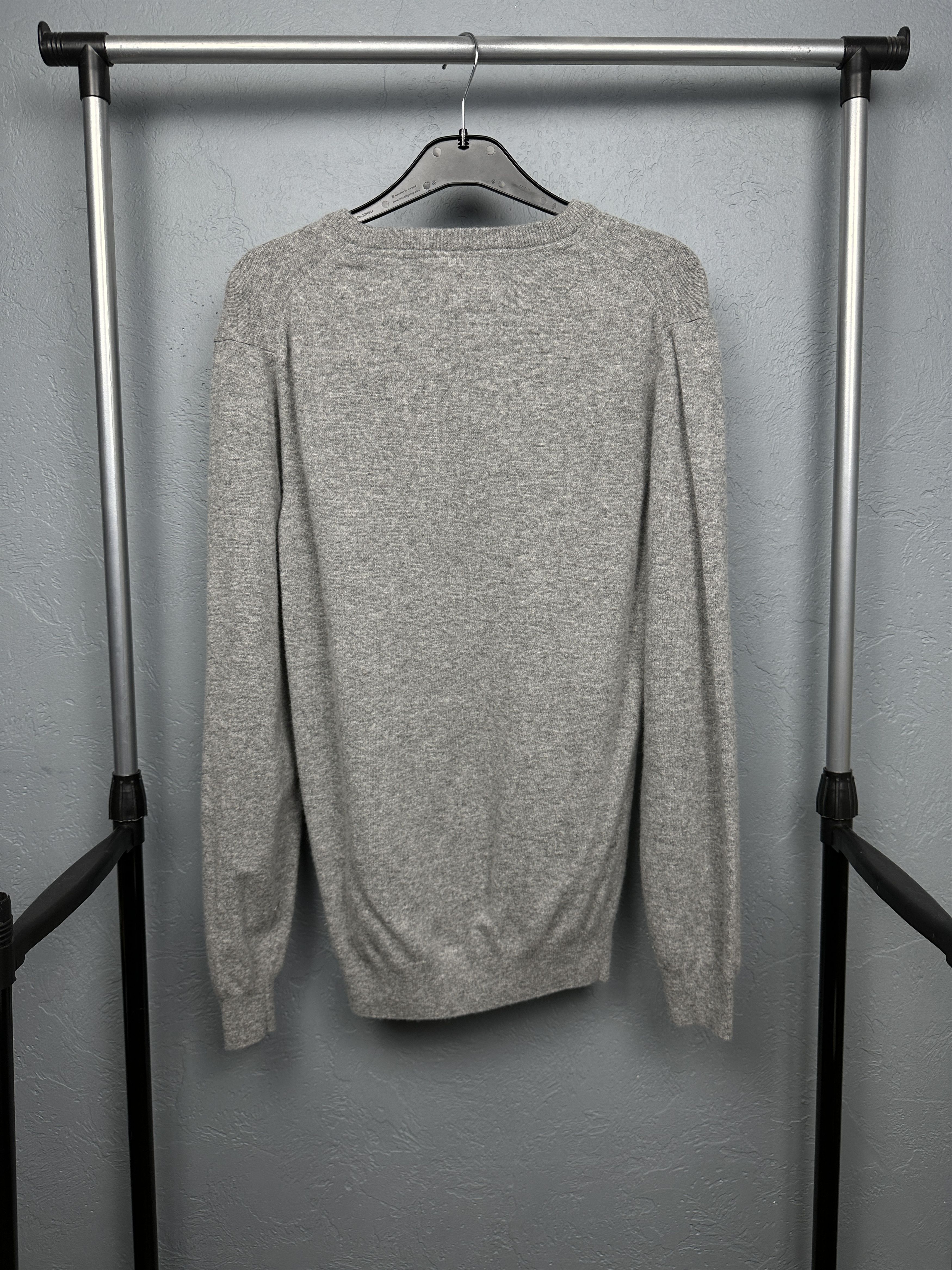 Barbour × Vintage Barbour Vintage Mens Wool V-Neck Sweater Size US L / EU 52-54 / 3 - 6 Thumbnail