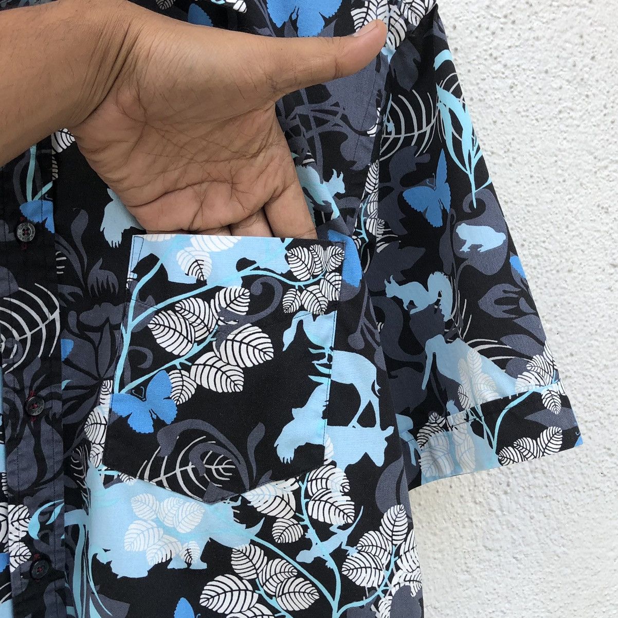 Burberry Burberry Black Label Aloha Shirt Size US M / EU 48-50 / 2 - 8 Thumbnail