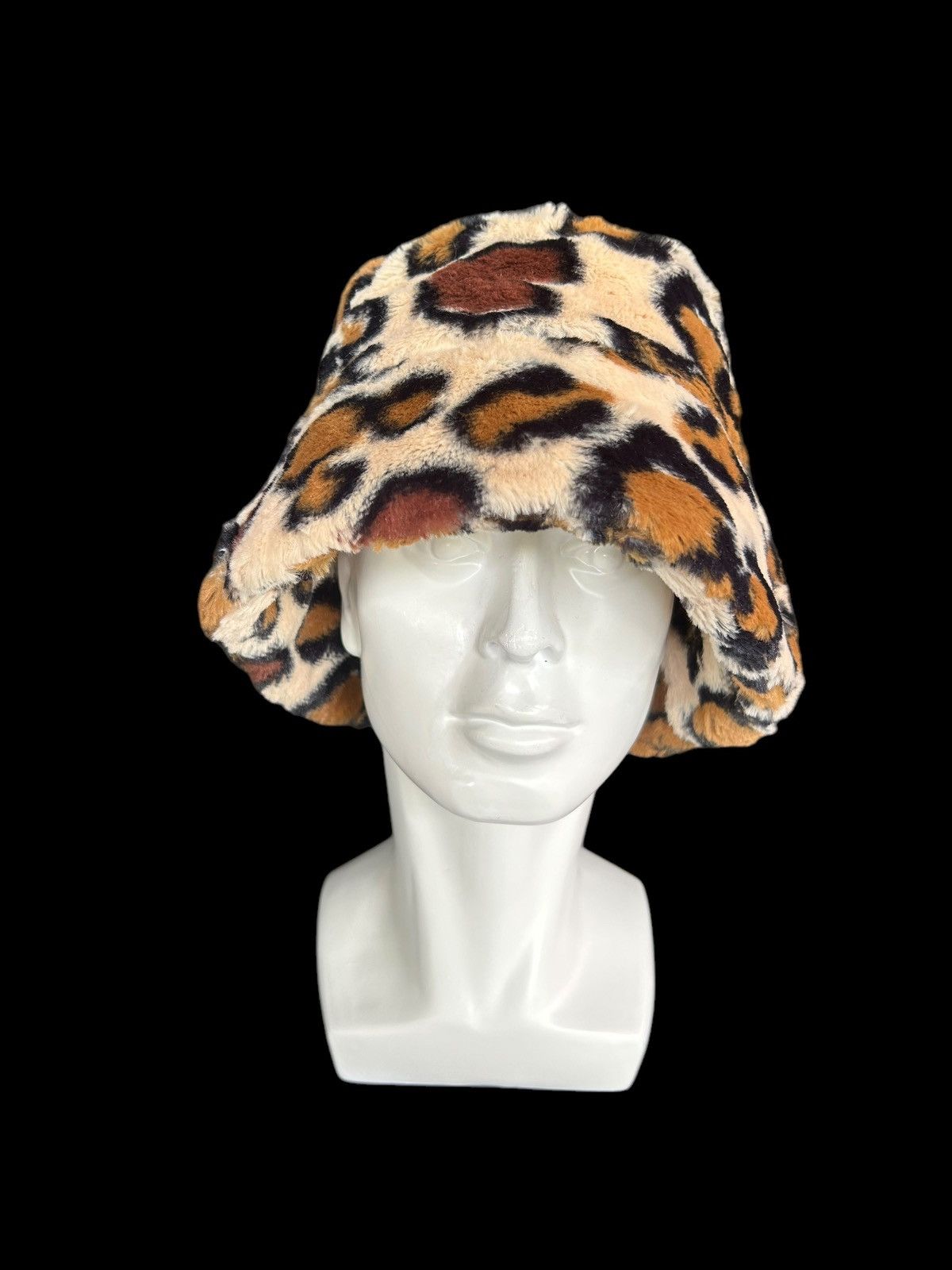Japanese Brand × Kapital × Vintage Leopard Design Japanese Tokyo Fur Rare Bucket Hats 🎌☠️ Size ONE SIZE - 5 Thumbnail