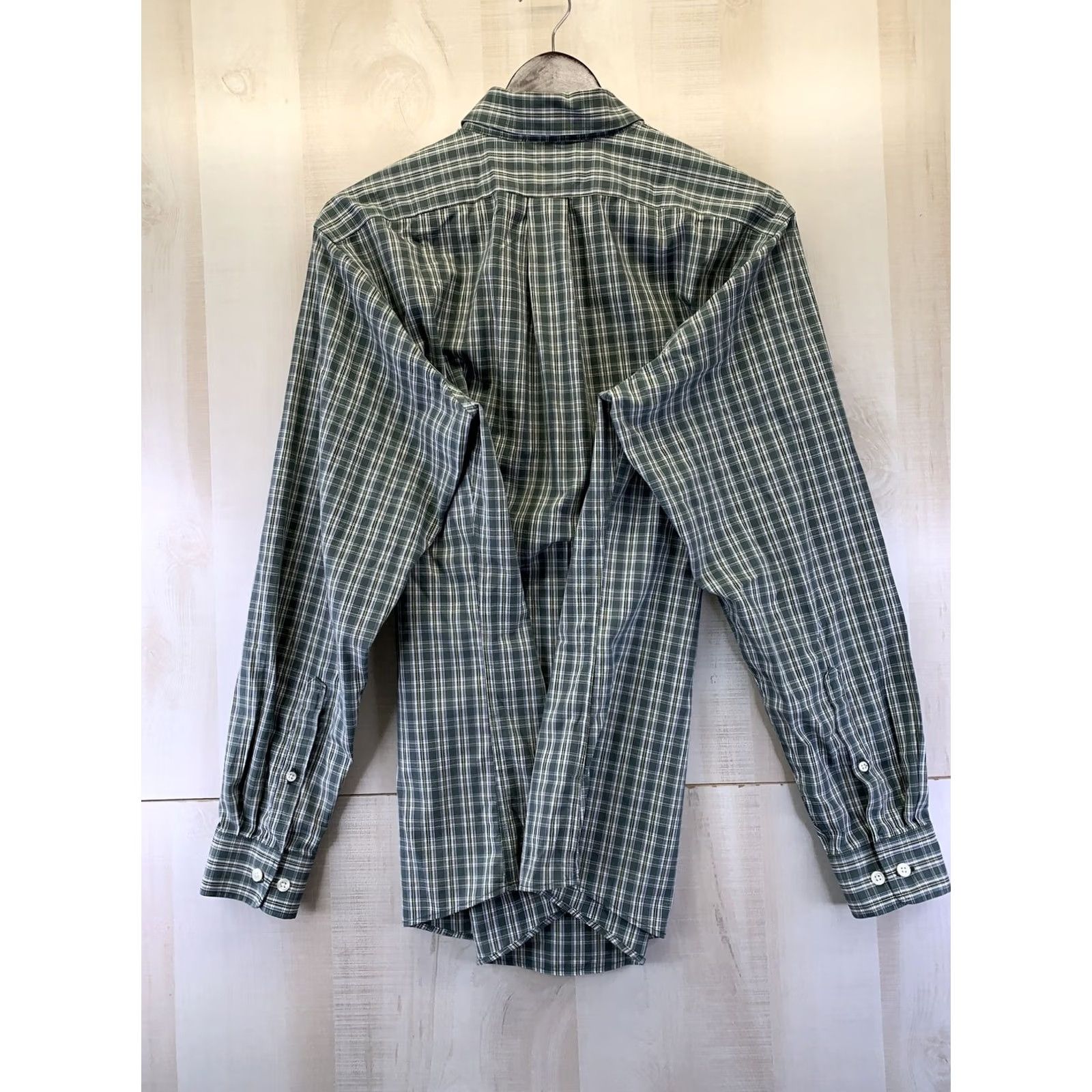 Eddie Bauer Eddie Bauer Button-Down Shirt Mens Plaid Green Wrinkle Free Relaxed Fit SZ M-5219 Size US M / EU 48-50 / 2 - 5 Thumbnail