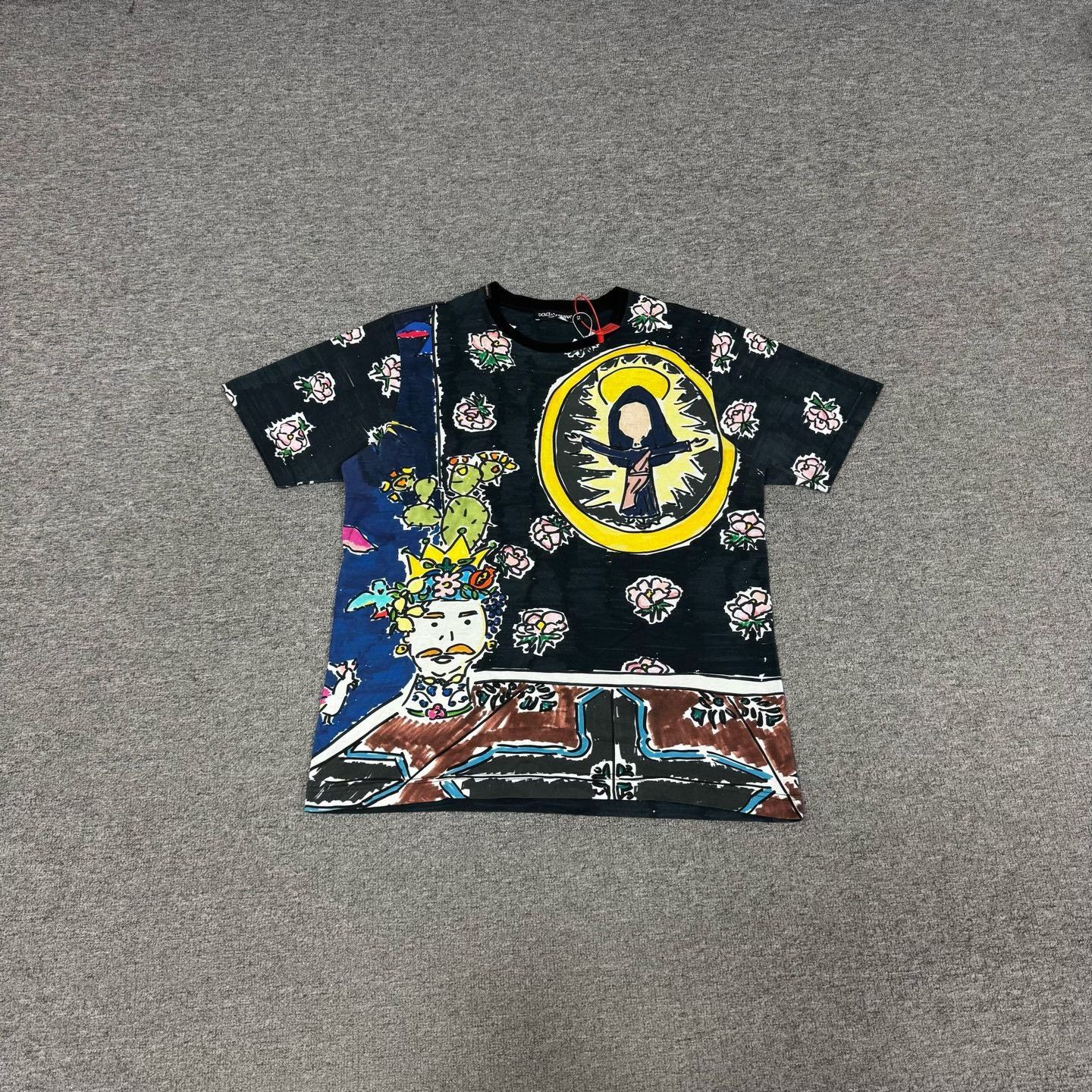 Dolce & Gabbana Dolce Gabbana DG Graffiti Print T-shirt Size US L / EU 52-54 / 3 - 1 Thumbnail