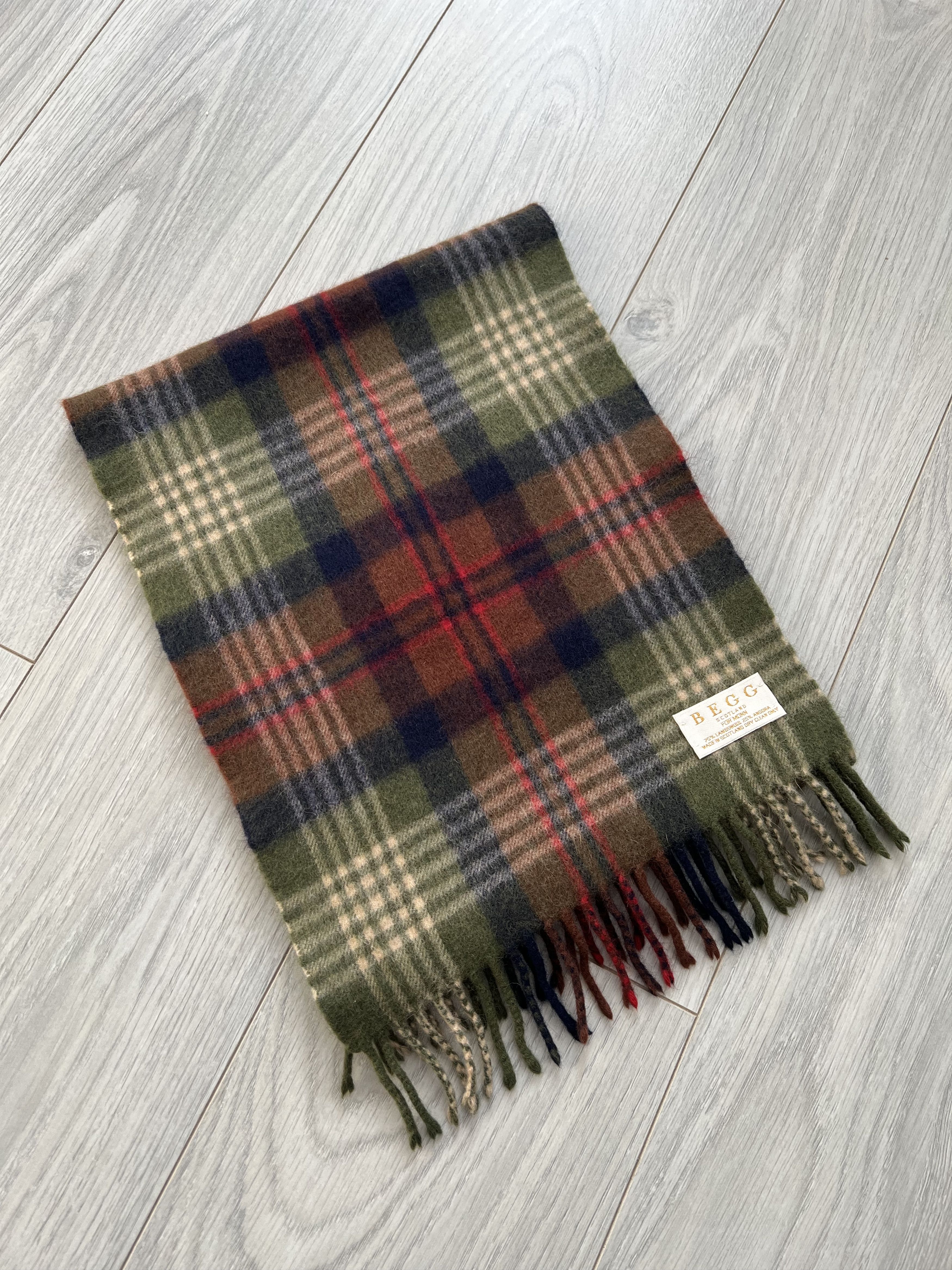 Begg x Co Begg Lambswool Angora Scottish Scarf Size ONE SIZE - 1 Thumbnail