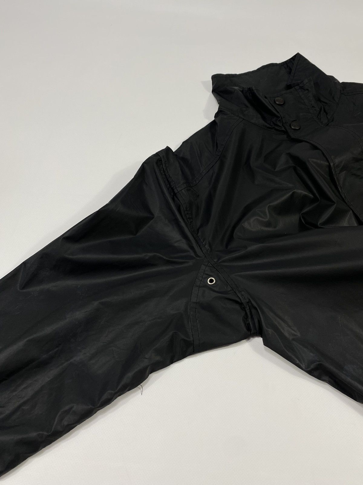 LASTDROP🔥 Vintage 90s Valentino Rubber Jacket Nylon Raincoat