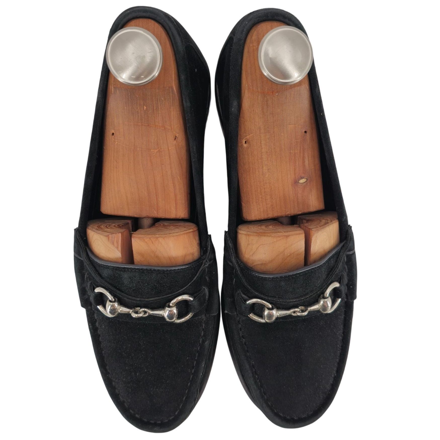 Bragano × Cole Haan Vintage Bragano Cole Haan Italy Men 8.5 Black Suede Horsebit Size US 8.5 / EU 41-42 - 10 Thumbnail